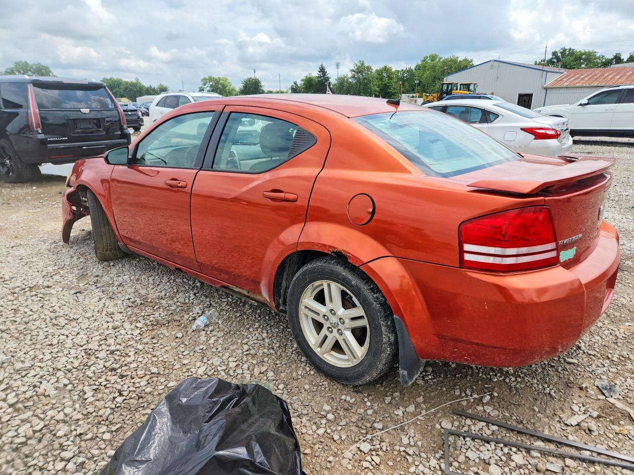 2008 Dodge Avenger Sxt Orange vin: 1B3LC56J28N190840