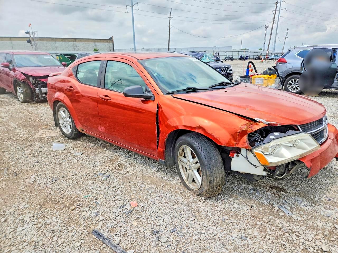 2008 Dodge Avenger Sxt Orange vin: 1B3LC56J28N190840