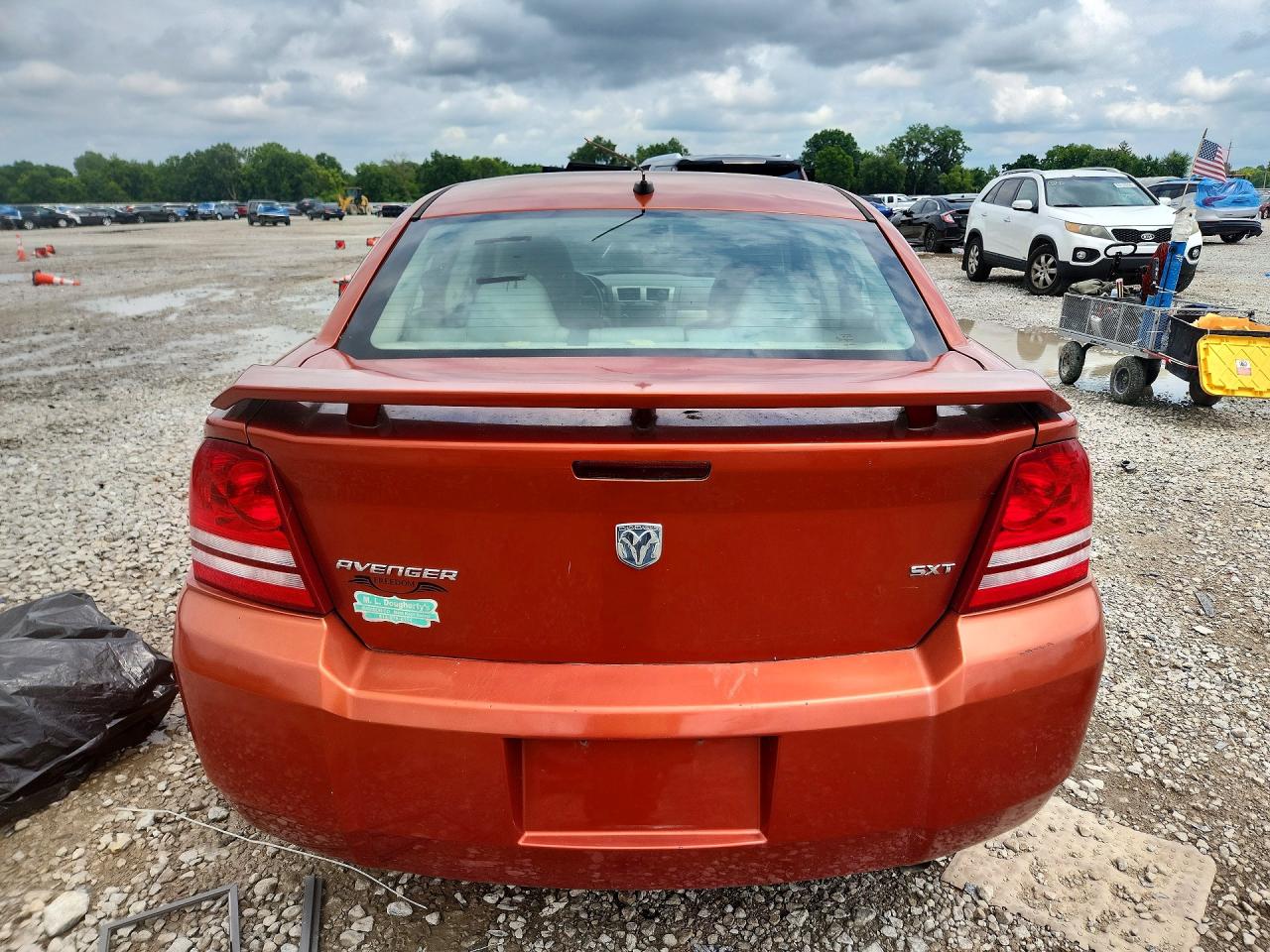 2008 Dodge Avenger Sxt Orange vin: 1B3LC56J28N190840