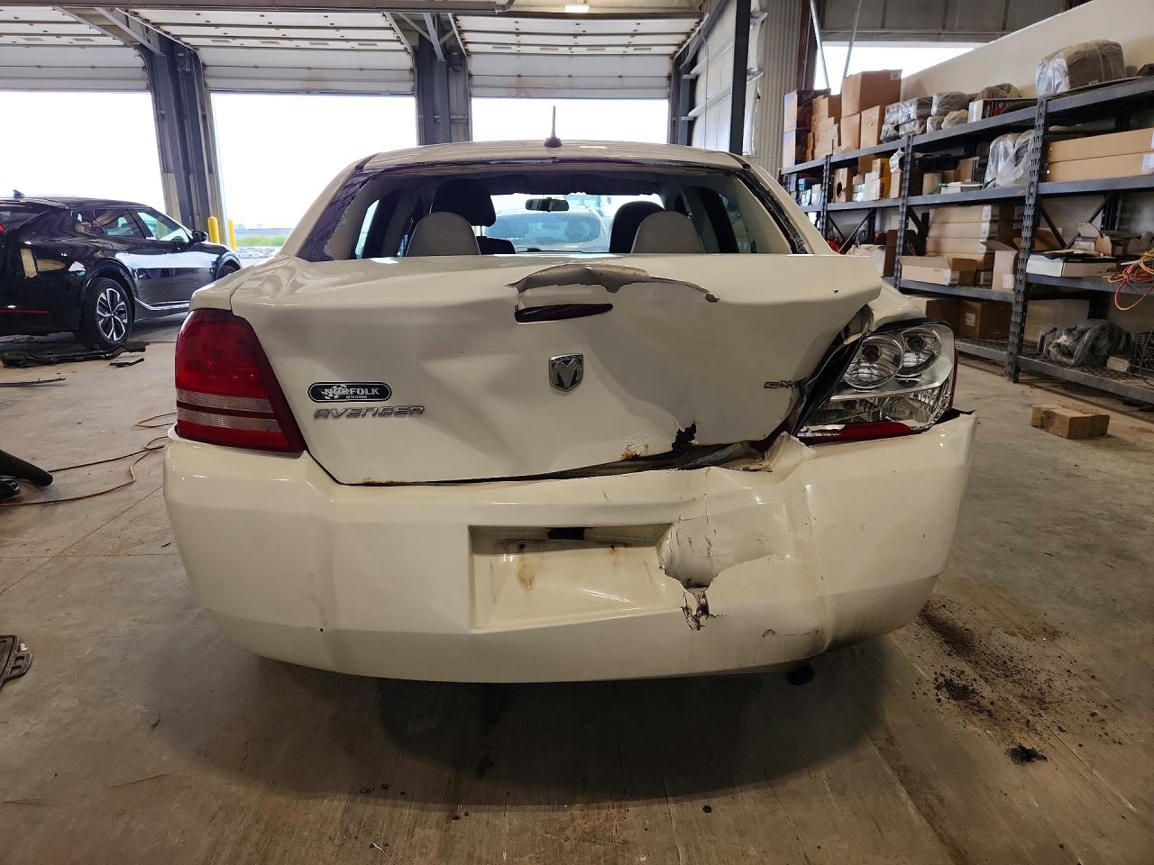 2008 Dodge Avenger Sxt White vin: 1B3LC56J28N216496