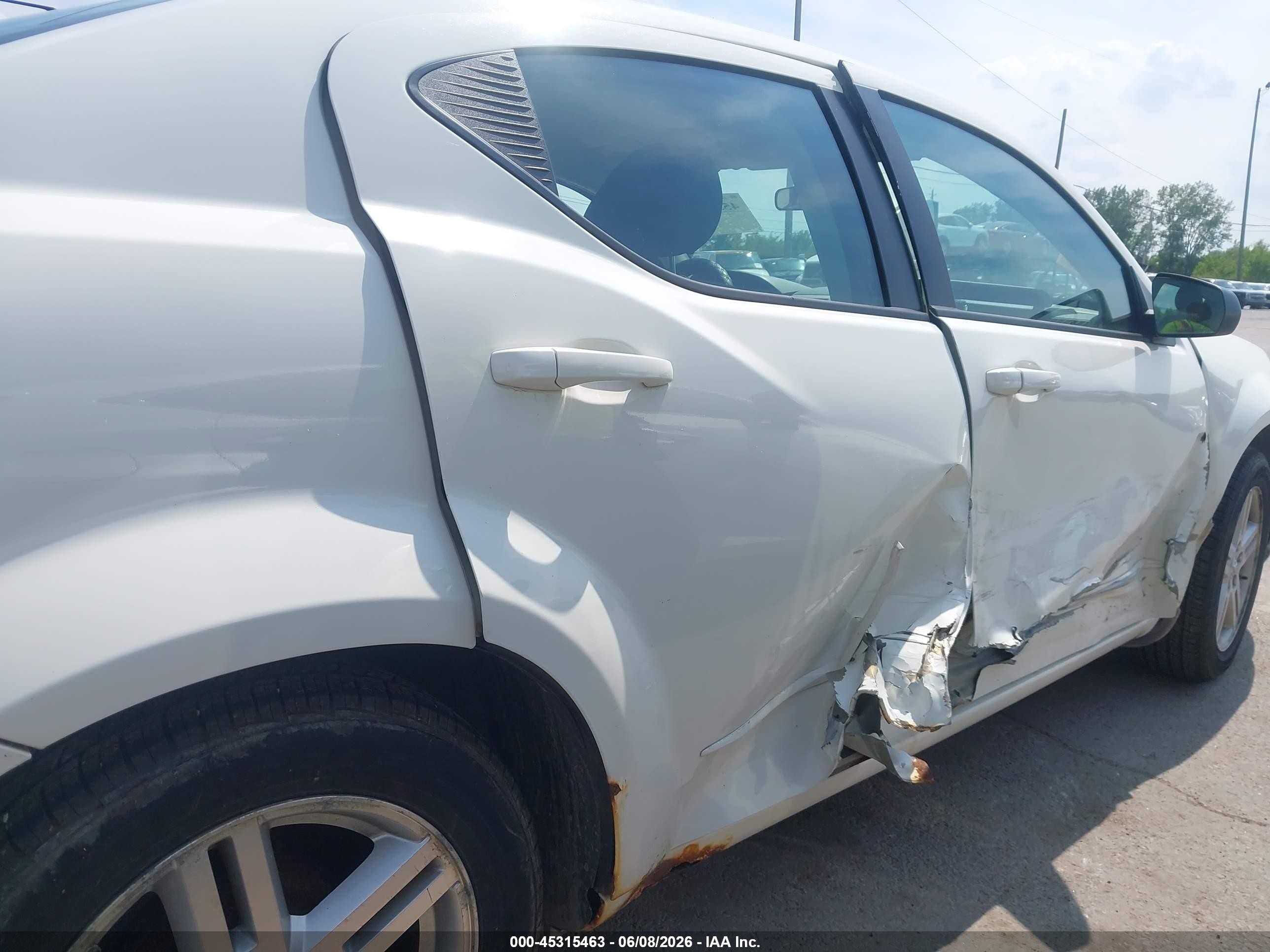 2008 Dodge Avenger Sxt White vin: 1B3LC56J58N175409