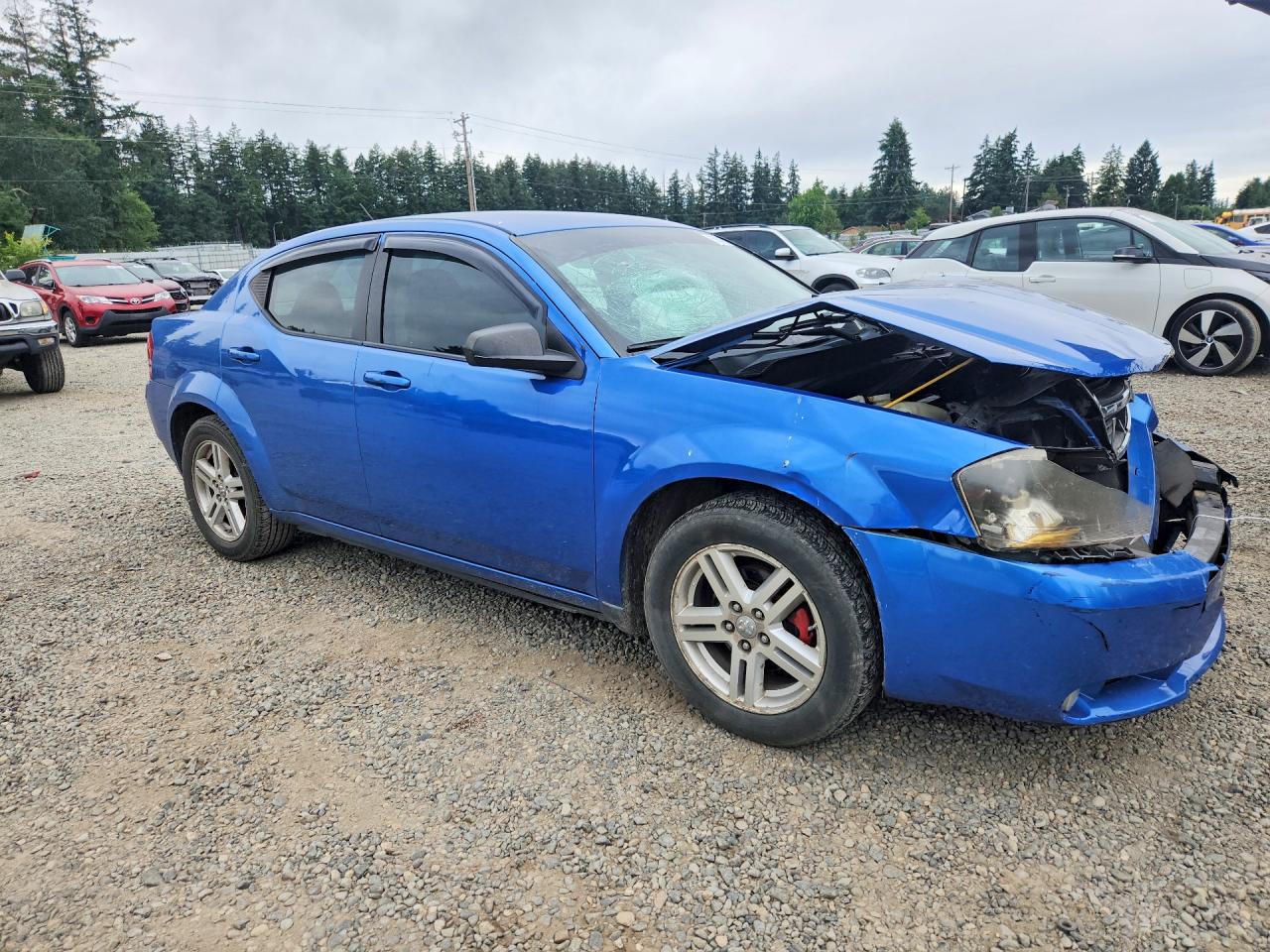 2008 Dodge Avenger Sxt Синий vin: 1B3LC56K08N179912