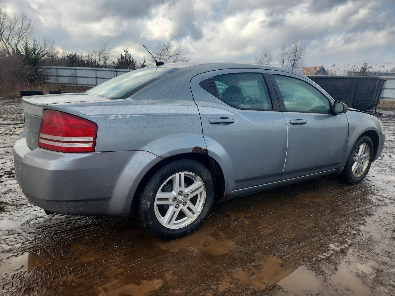 2008 Dodge Avenger Silver vin: 1B3LC56K08N276303