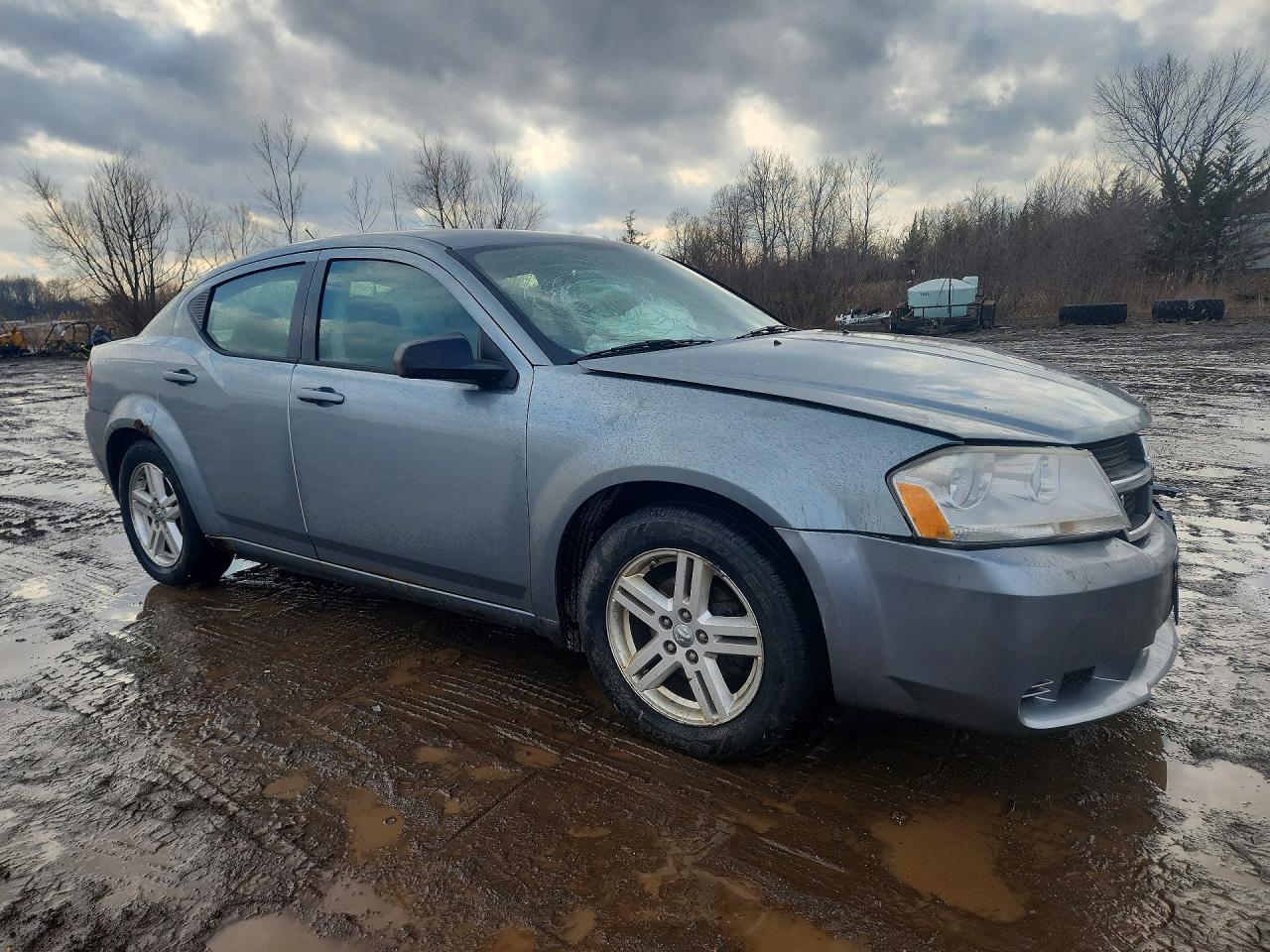 2008 Dodge Avenger Silver vin: 1B3LC56K08N276303
