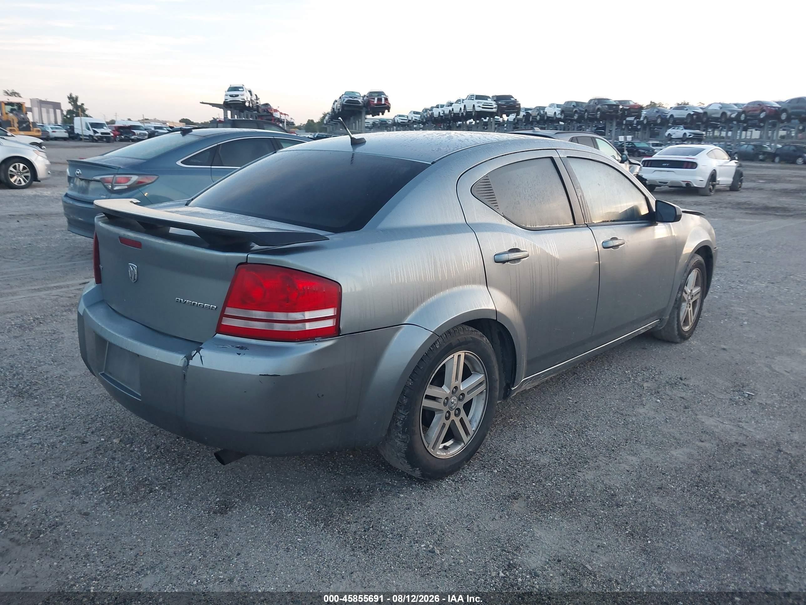 2008 Dodge Avenger Sxt Gray vin: 1B3LC56K28N282135