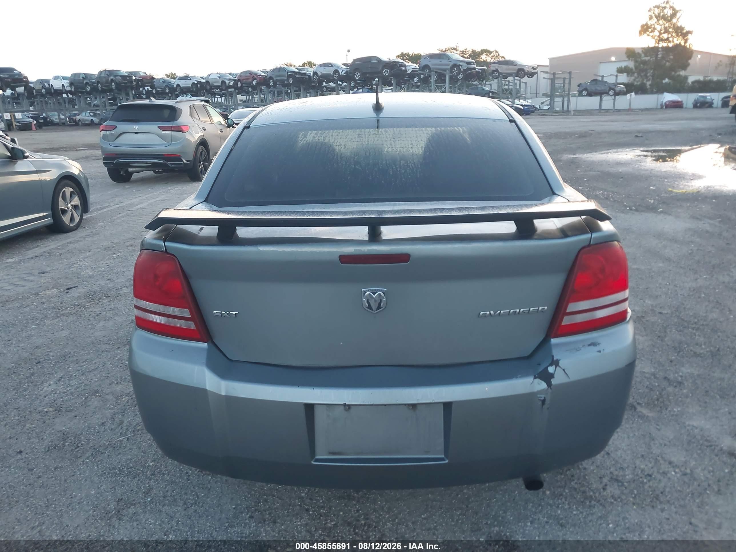 2008 Dodge Avenger Sxt Gray vin: 1B3LC56K28N282135