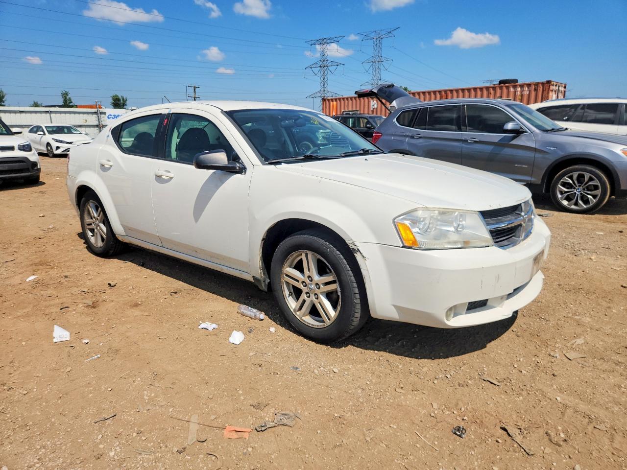 2008 Dodge Avenger Sxt White vin: 1B3LC56K38N101480