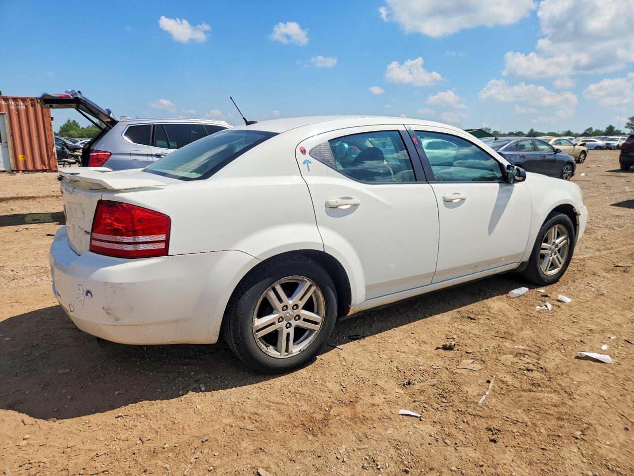 2008 Dodge Avenger Sxt White vin: 1B3LC56K38N101480