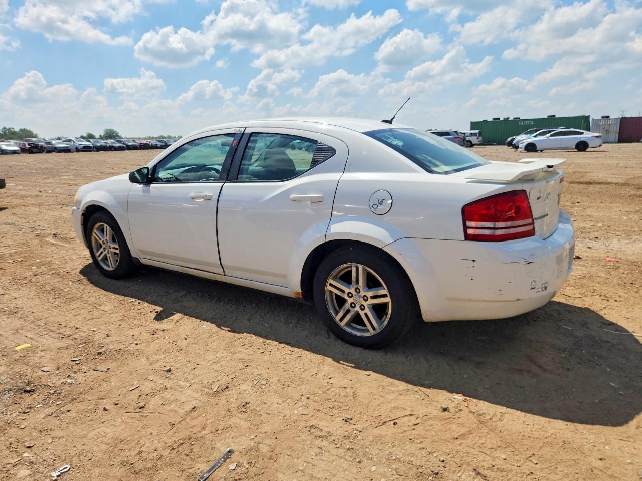 2008 Dodge Avenger Sxt White vin: 1B3LC56K38N101480