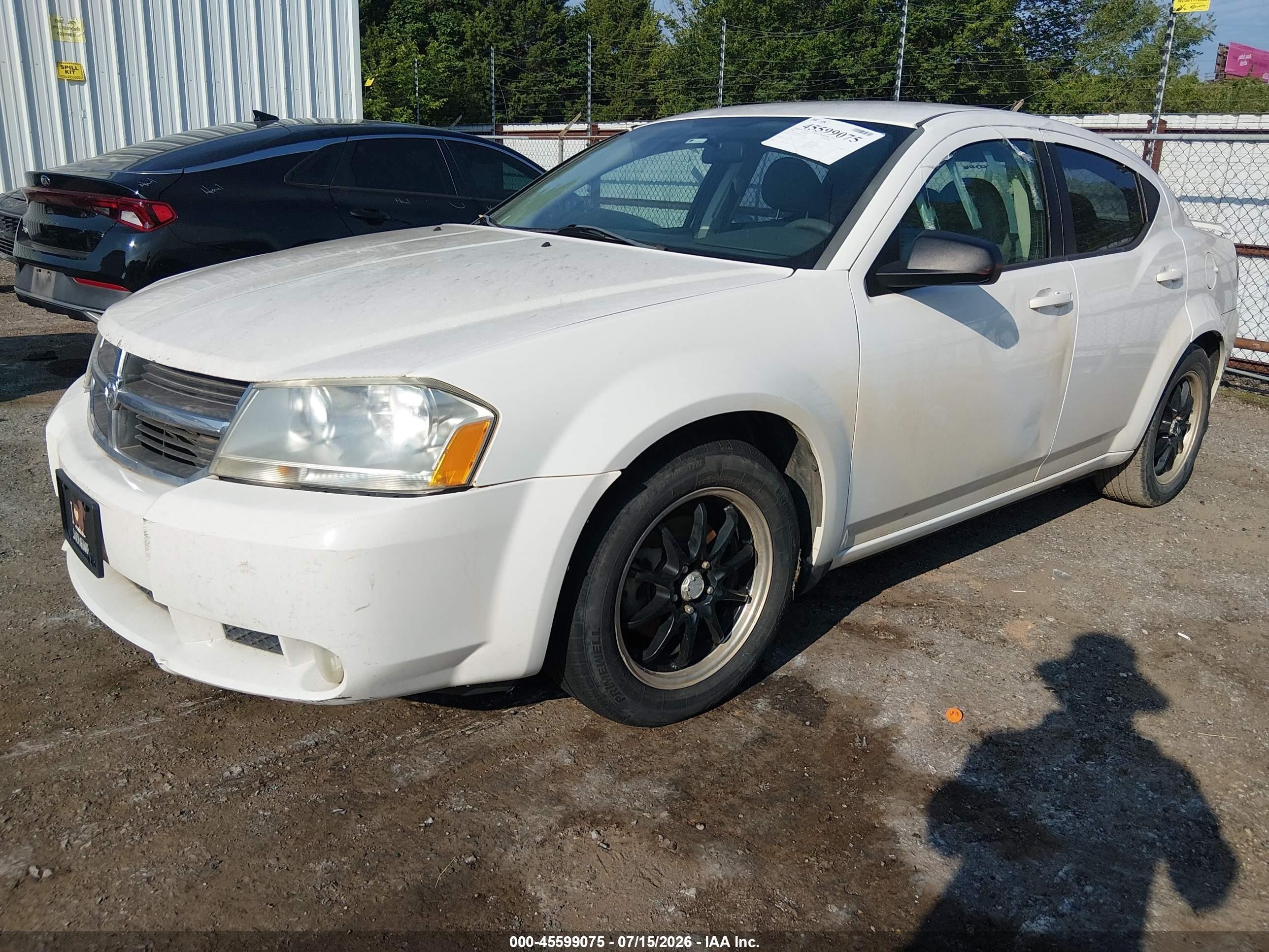 2008 Dodge Avenger Sxt Белый vin: 1B3LC56K58N131368