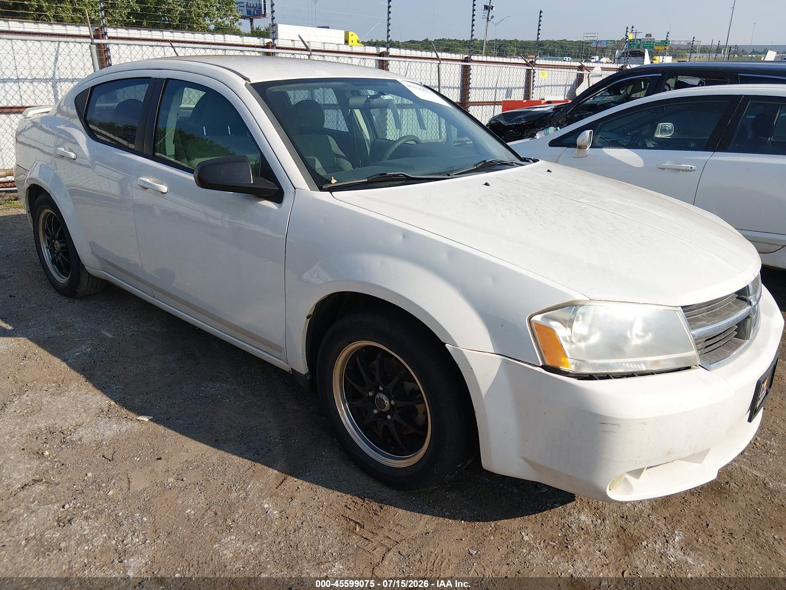 2008 Dodge Avenger Sxt Белый vin: 1B3LC56K58N131368