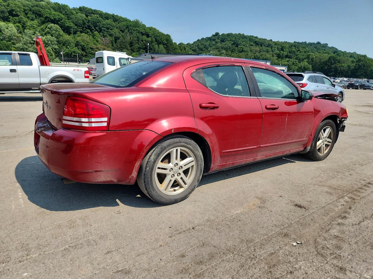 2008 Dodge Avenger Sxt Бордовый vin: 1B3LC56K68N227879