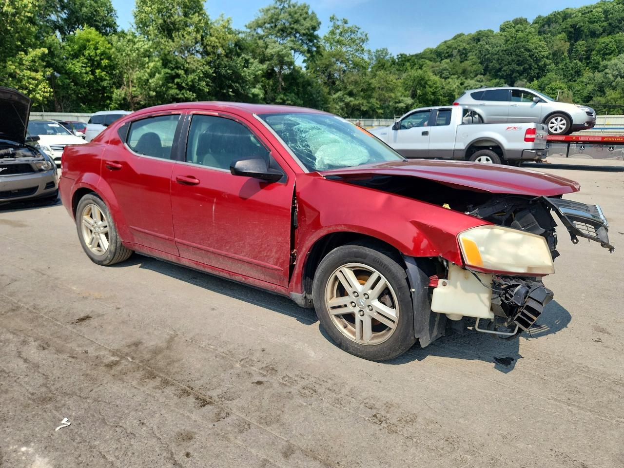 2008 Dodge Avenger Sxt Бордовый vin: 1B3LC56K68N227879
