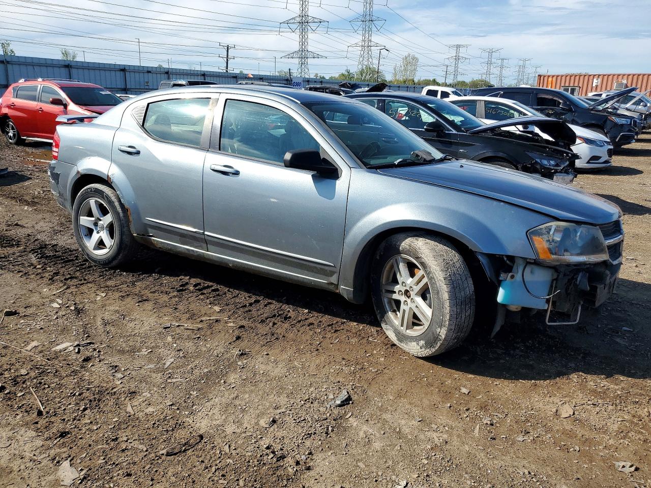 2008 Hond 2008 Dodge Avenger Gray vin: 1B3LC56K88N233005