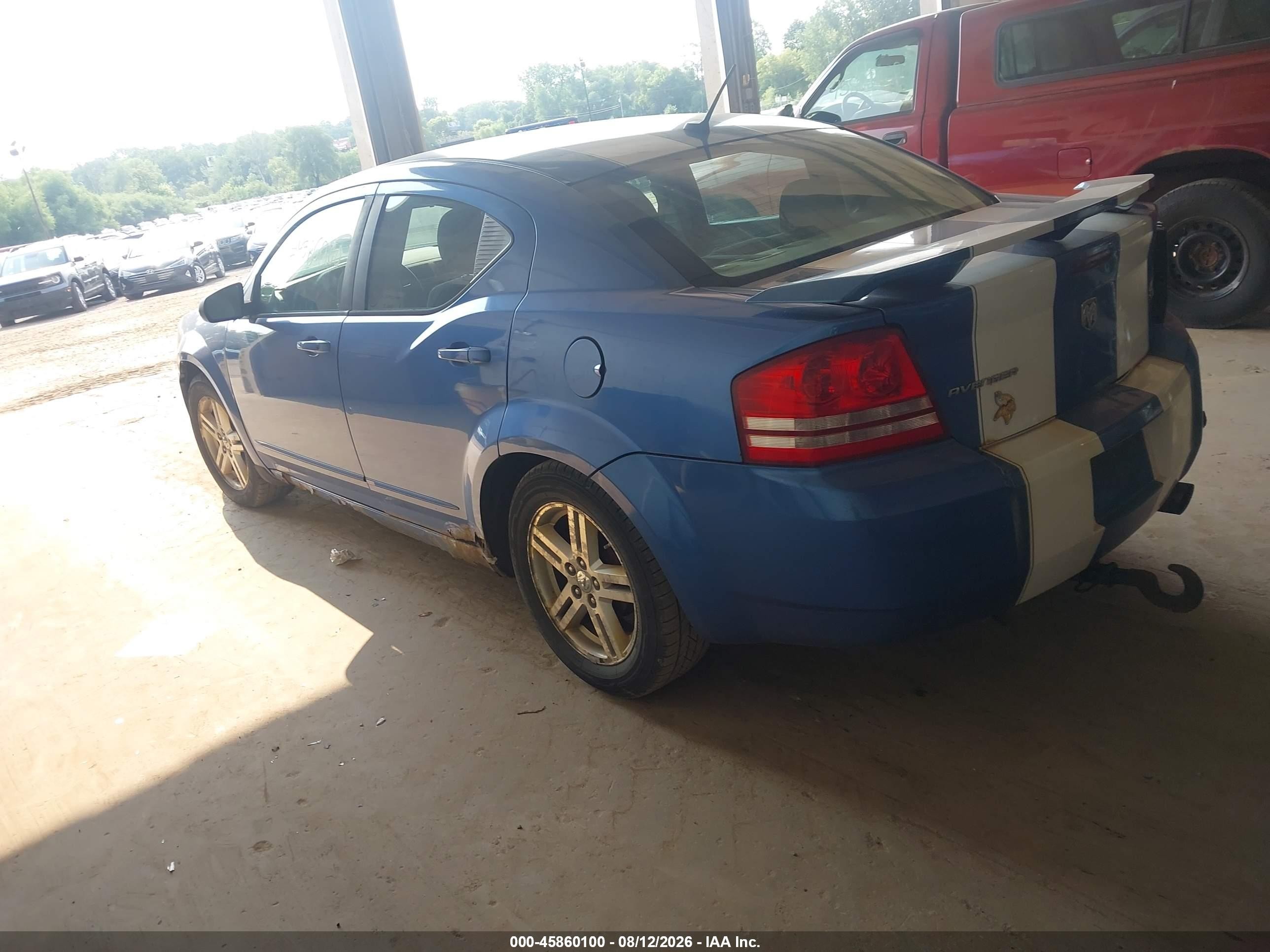 2008 Dodge Avenger Sxt Blue vin: 1B3LC56K88N615678