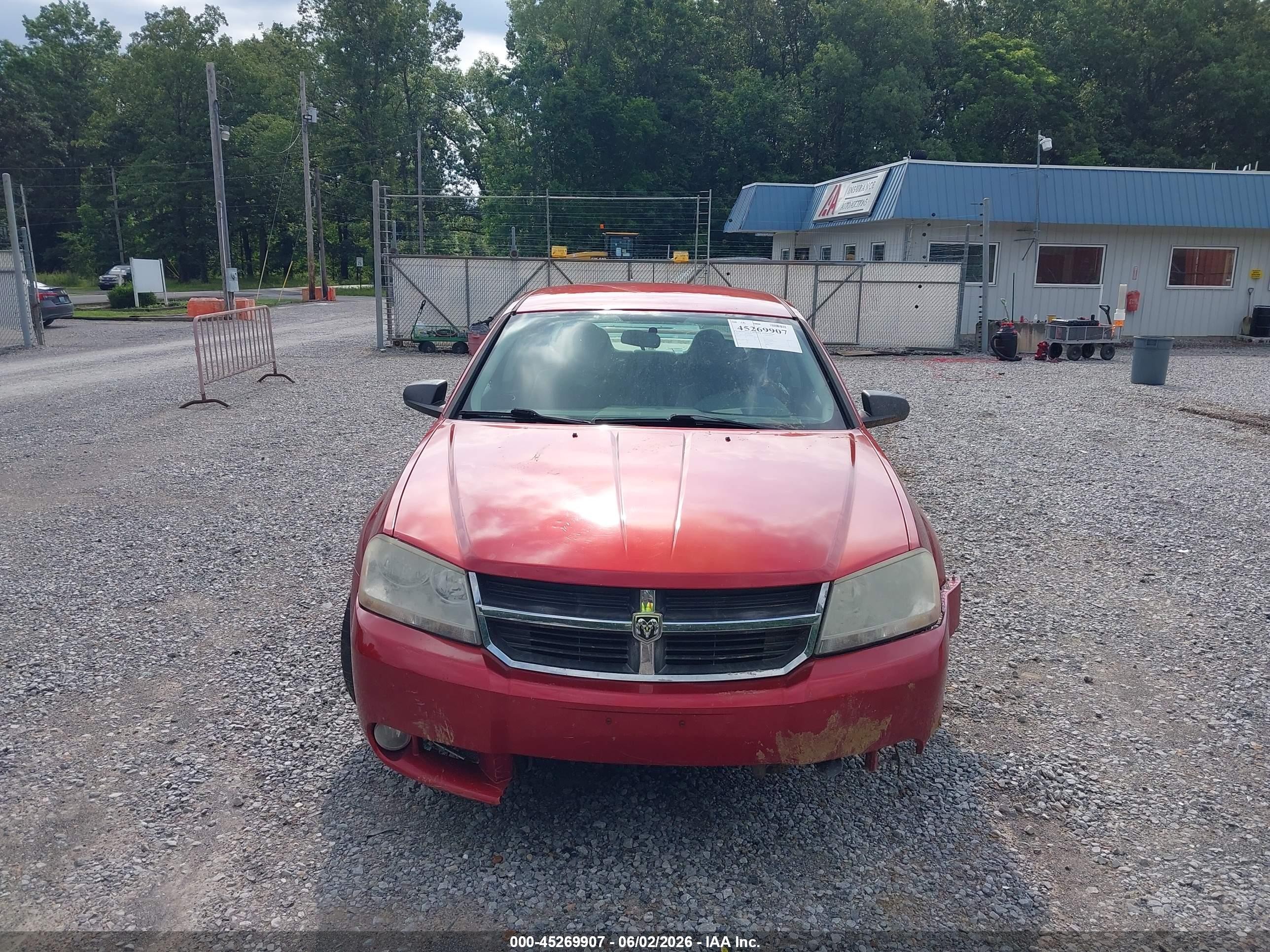 2008 Dodge Avenger Sxt Red vin: 1B3LC56K98N298560
