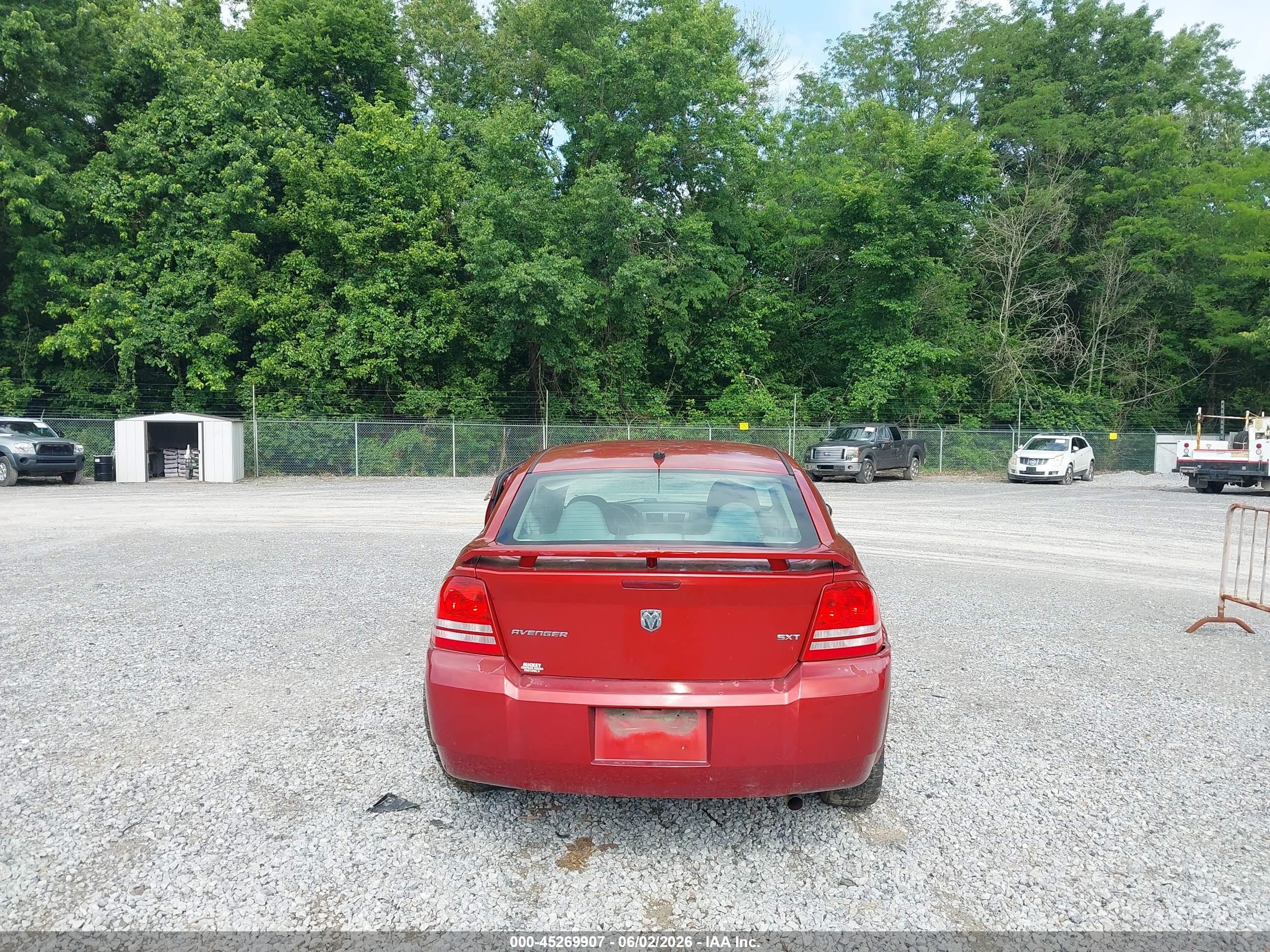 2008 Dodge Avenger Sxt Red vin: 1B3LC56K98N298560
