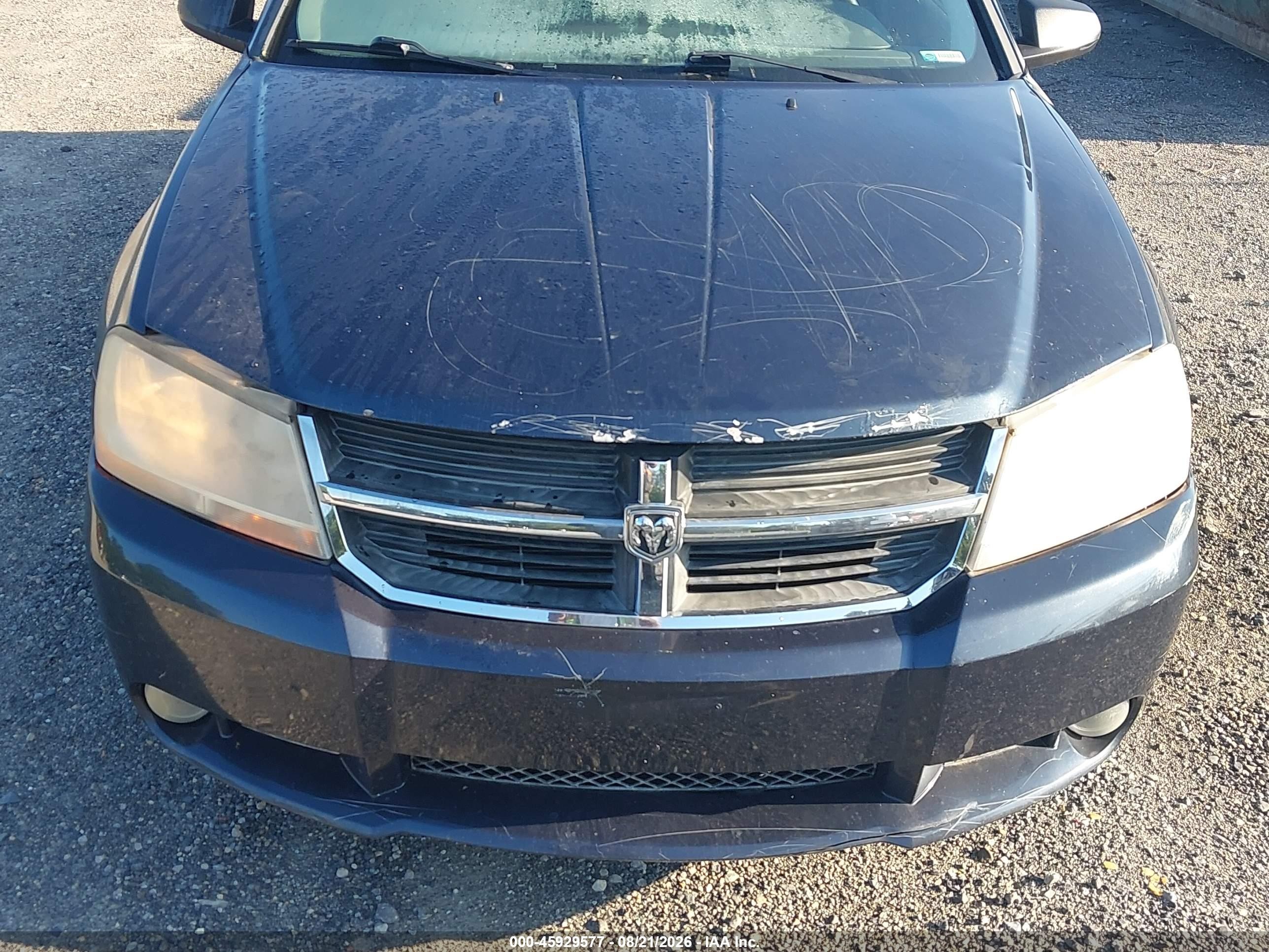 2008 Dodge Avenger Sxt Black vin: 1B3LC56K98N688137