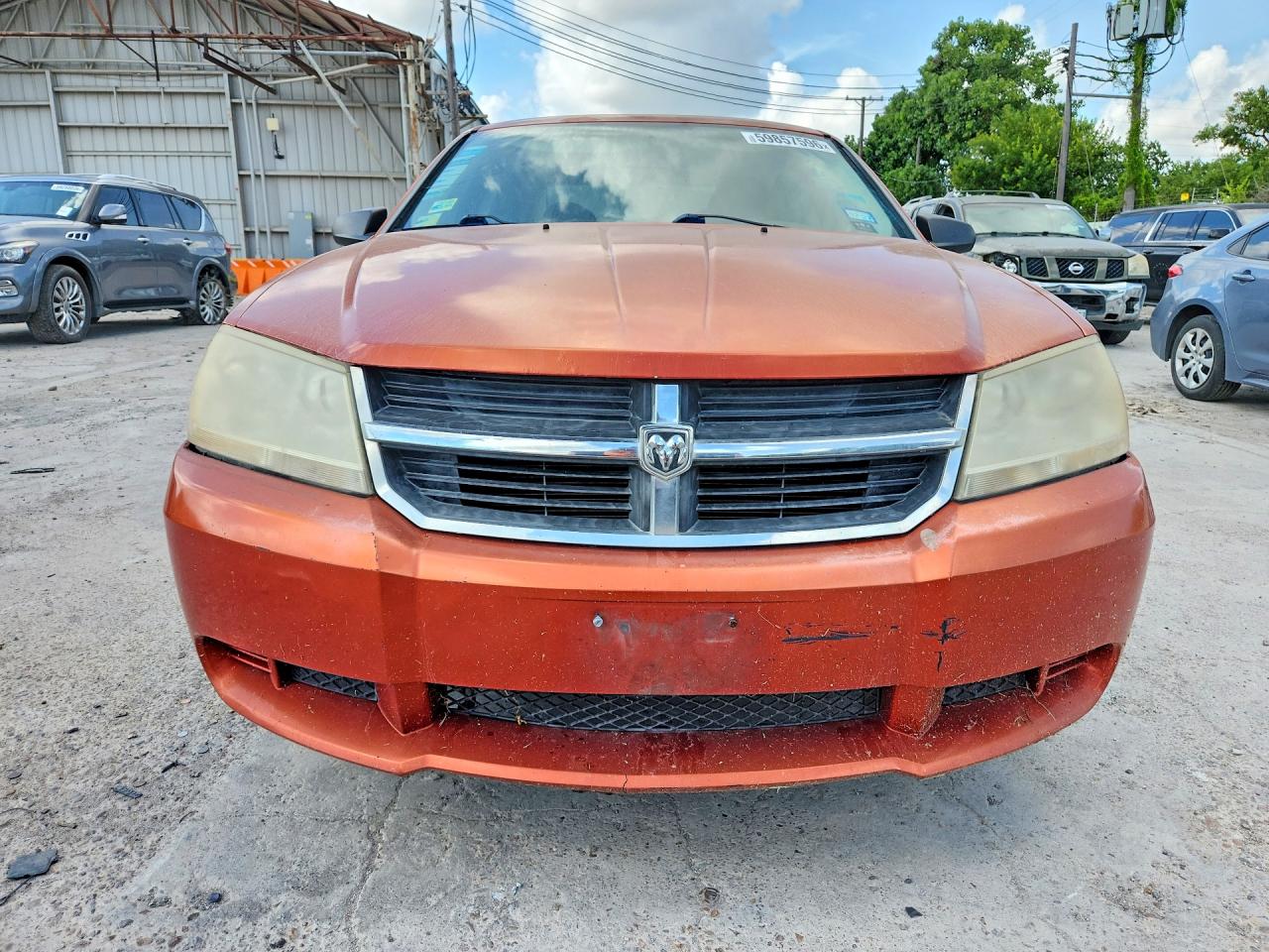 2008 Dodge Avenger Sxt Orange vin: 1B3LC56R18N150030
