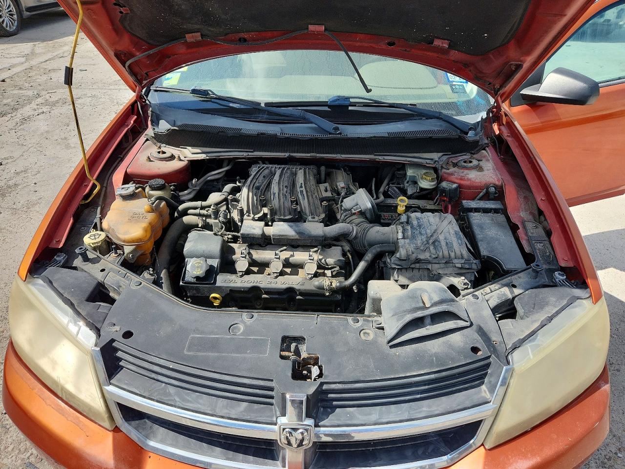 2008 Dodge Avenger Sxt Orange vin: 1B3LC56R18N150030