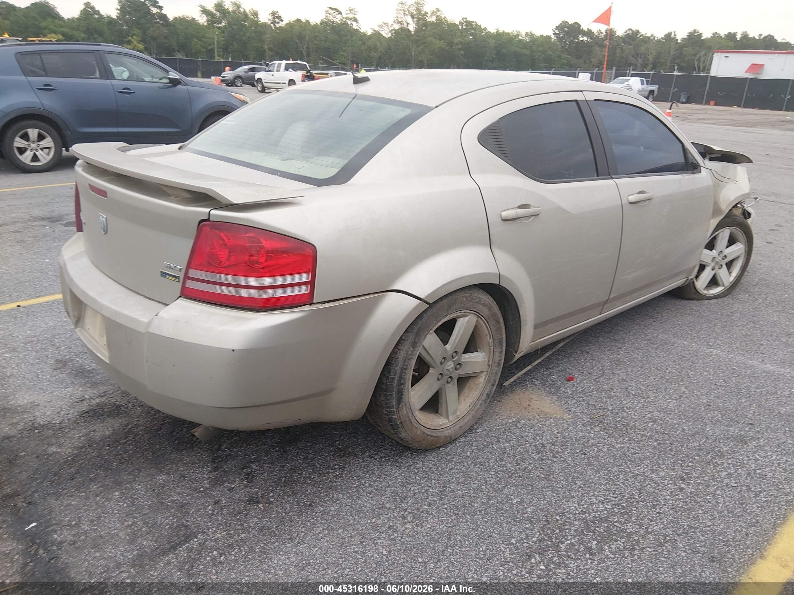2008 Dodge Avenger Sxt Tan vin: 1B3LC56R28N272976