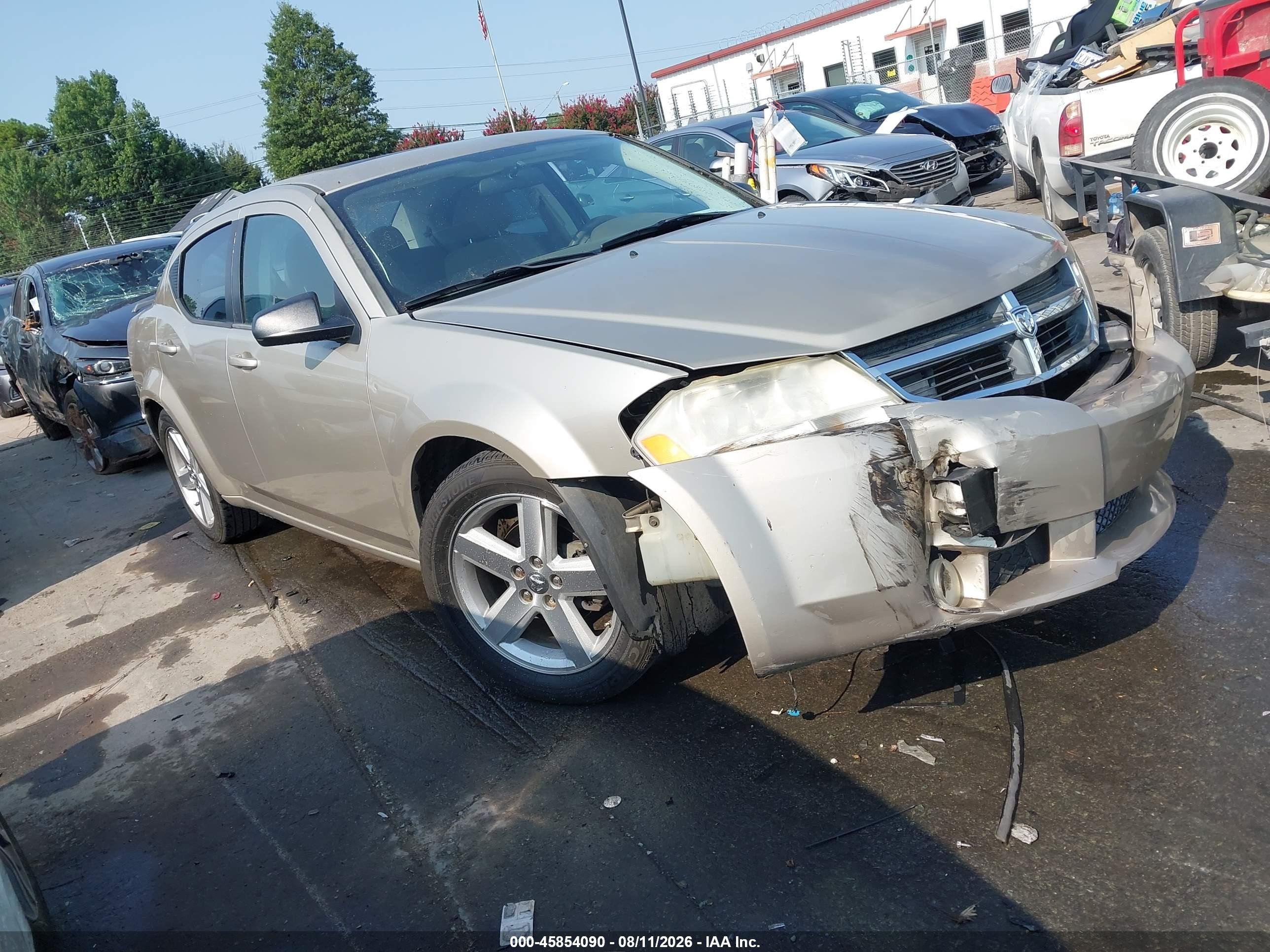 2008 Dodge Avenger Sxt Золотой vin: 1B3LC56R38N277569
