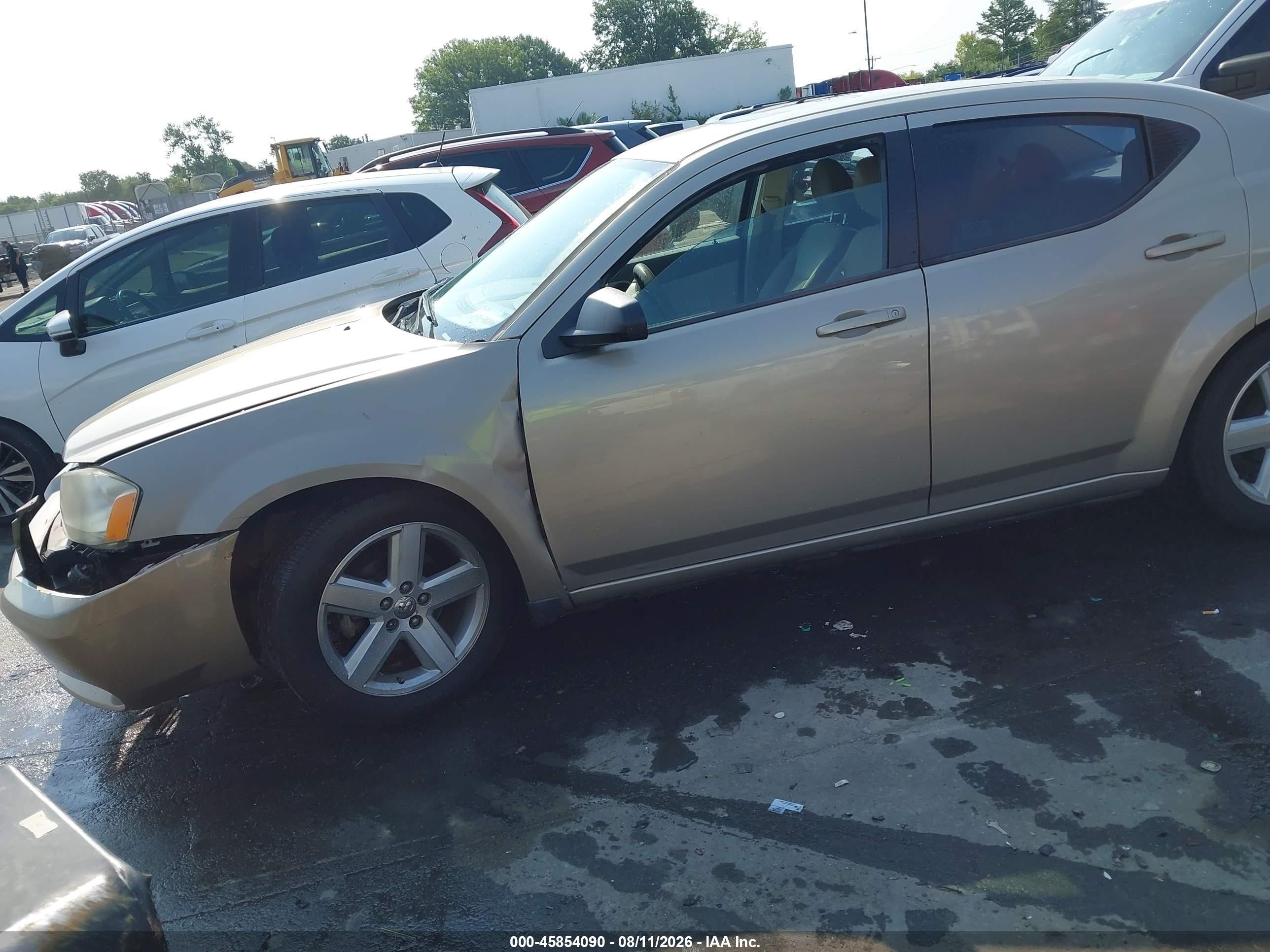 2008 Dodge Avenger Sxt Золотой vin: 1B3LC56R38N277569