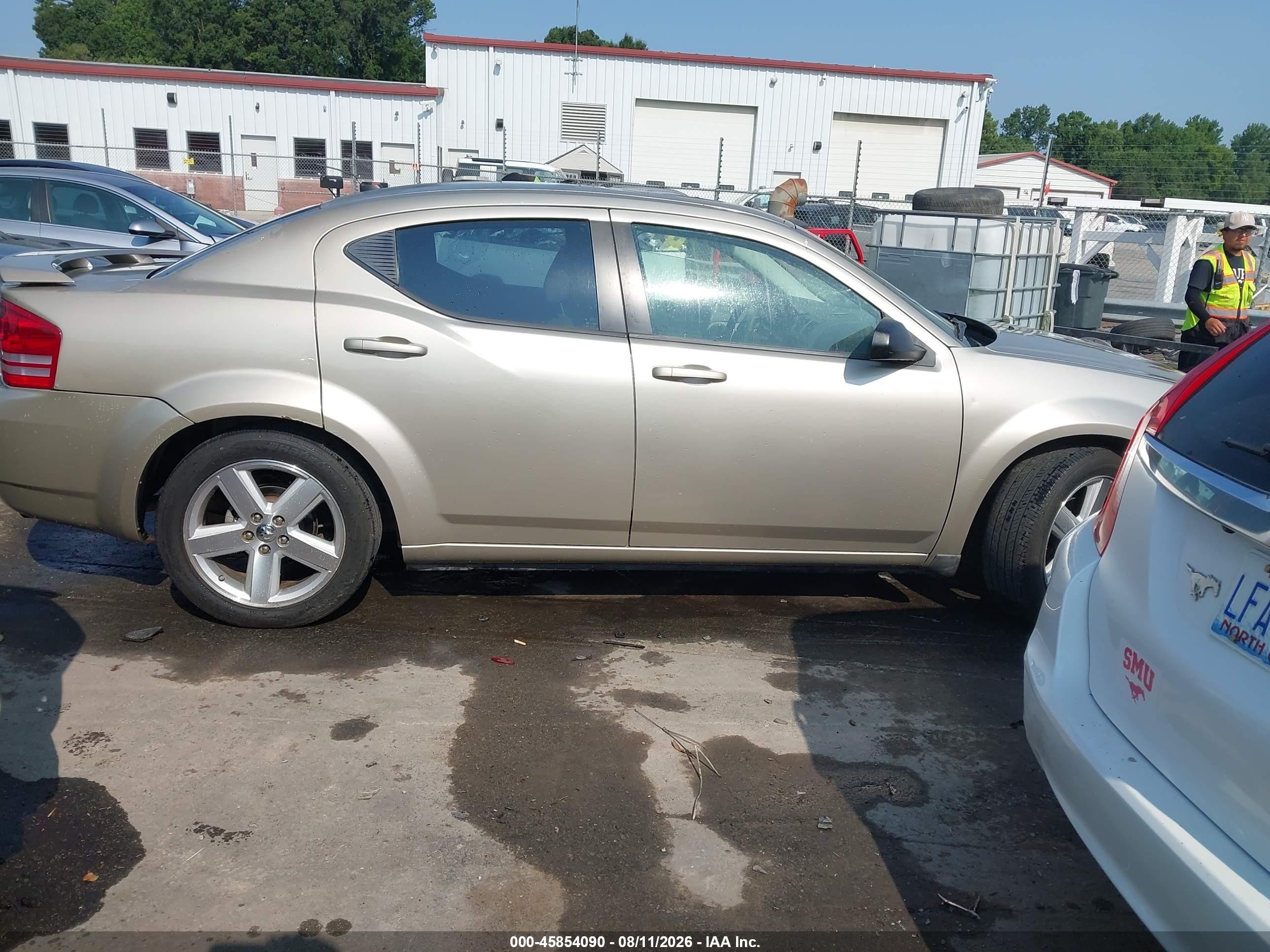 2008 Dodge Avenger Sxt Золотой vin: 1B3LC56R38N277569