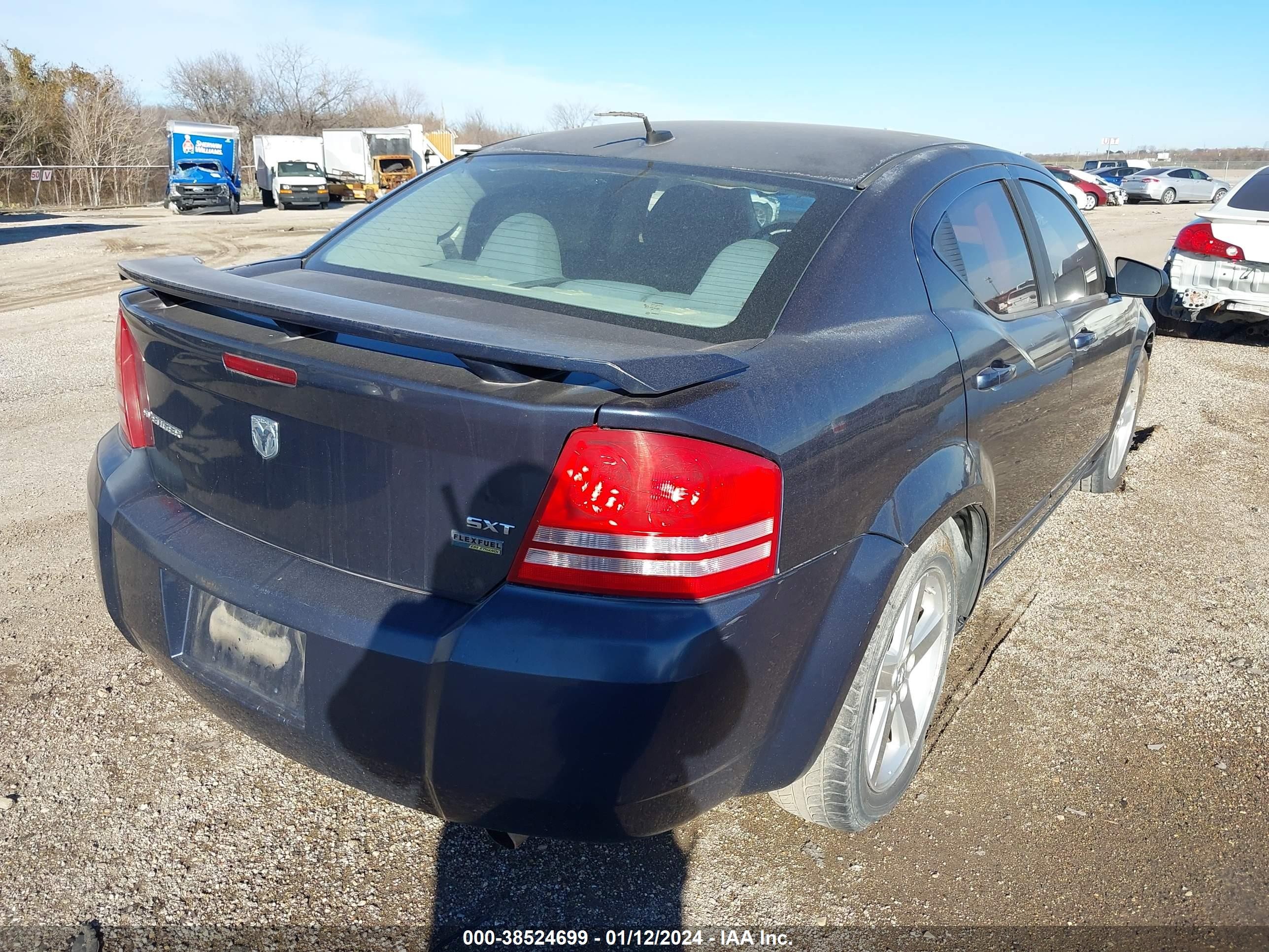 2008 Dodge Avenger Sxt Blue vin: 1B3LC56R68N259468