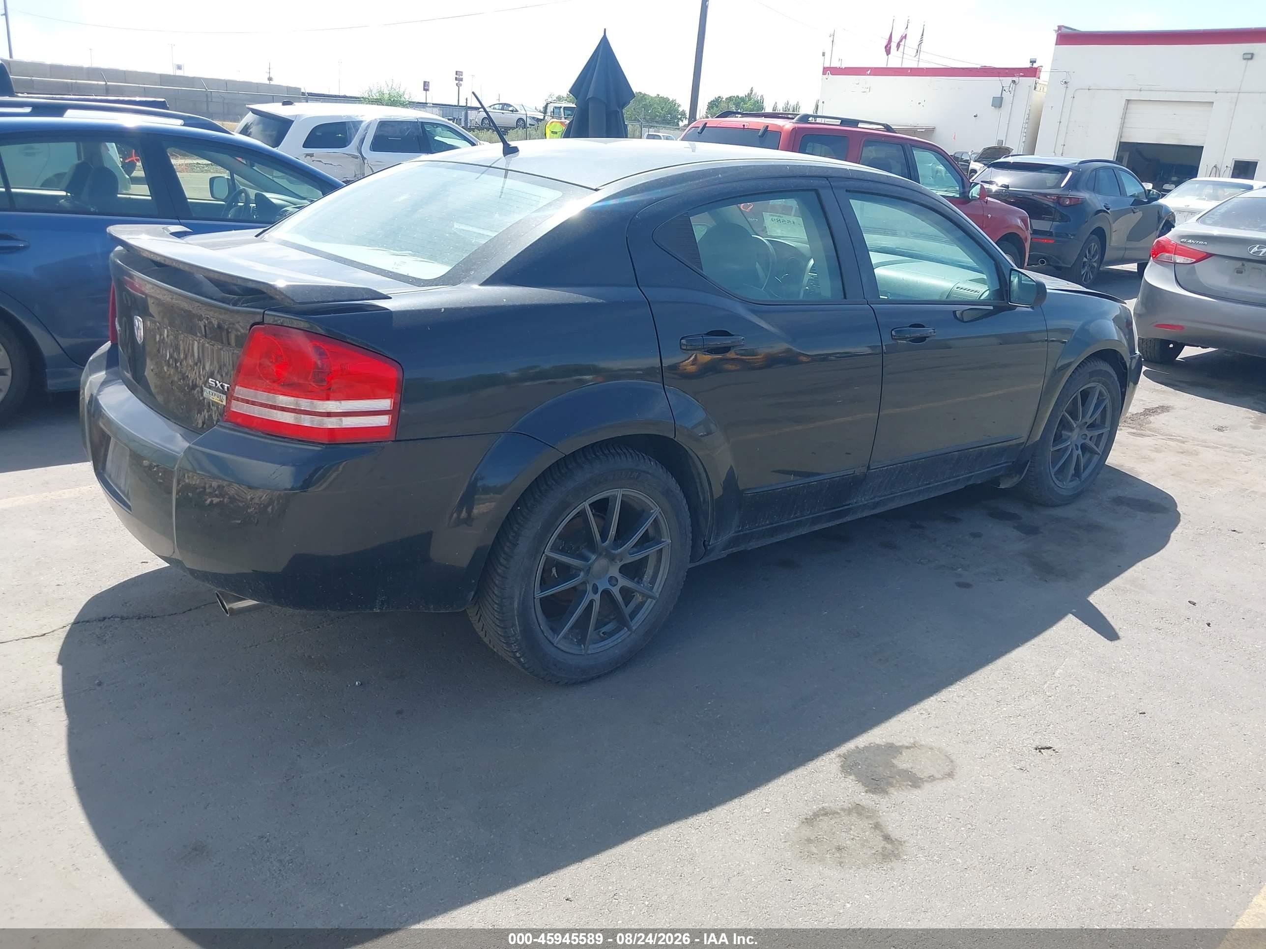 2008 Dodge Avenger Sxt Black vin: 1B3LC56R68N606054