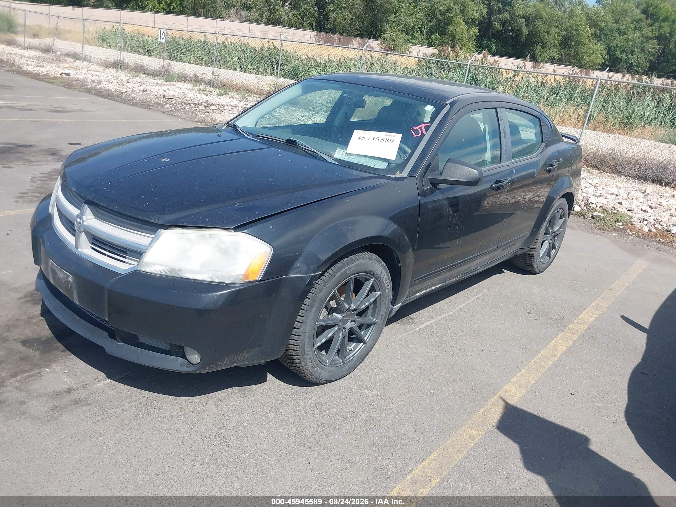 2008 Dodge Avenger Sxt Black vin: 1B3LC56R68N606054