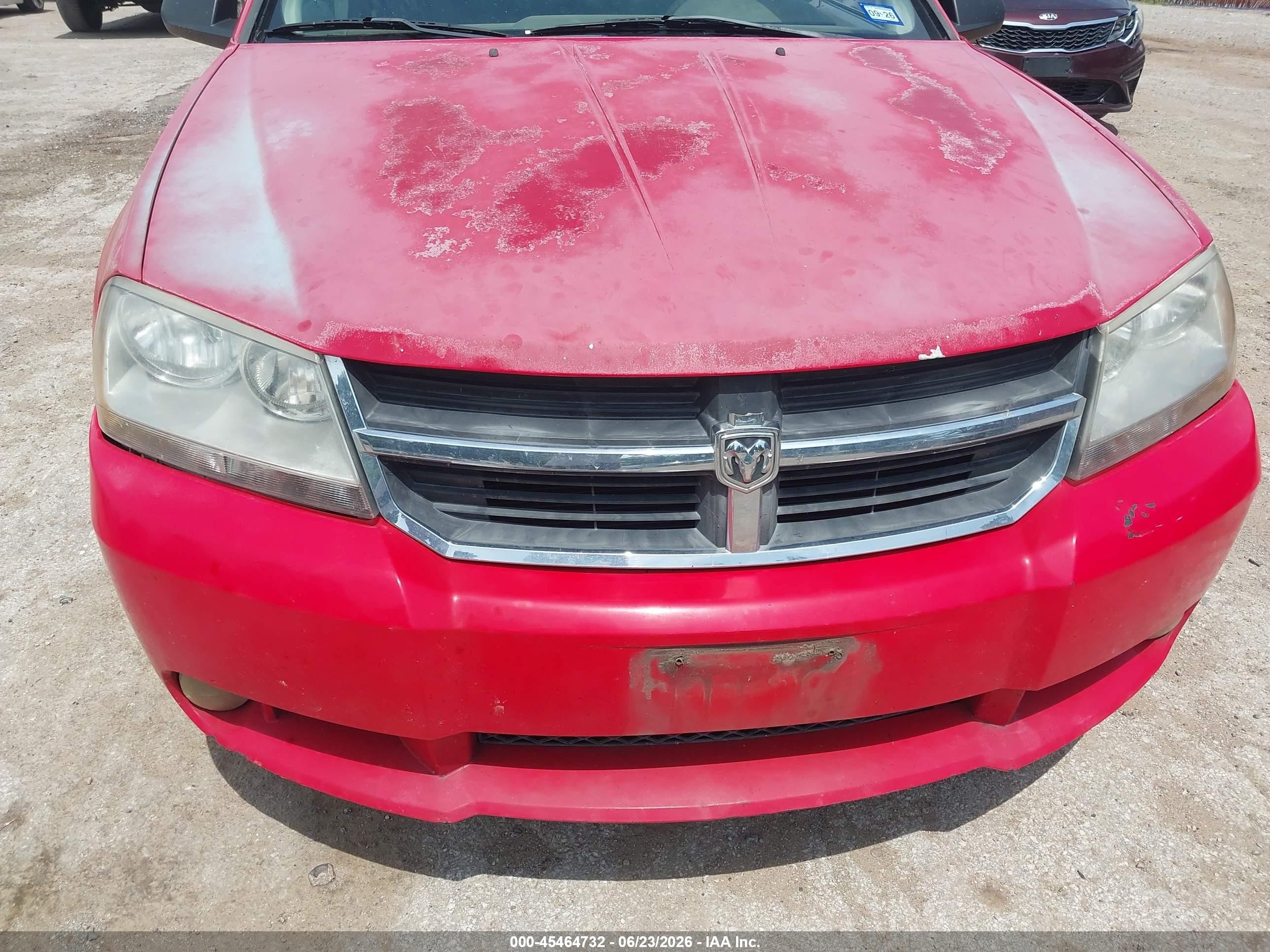 2008 Dodge Avenger Sxt Red vin: 1B3LC56R98N299267