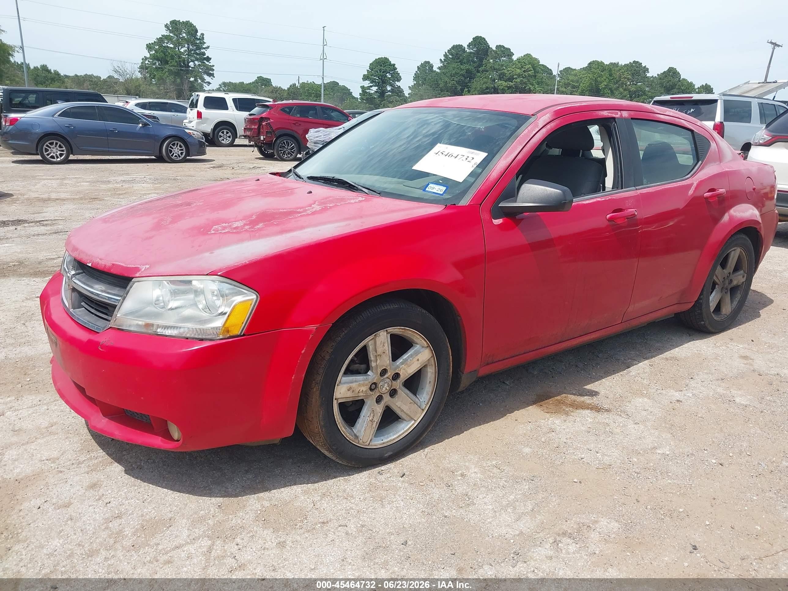 2008 Dodge Avenger Sxt Red vin: 1B3LC56R98N299267