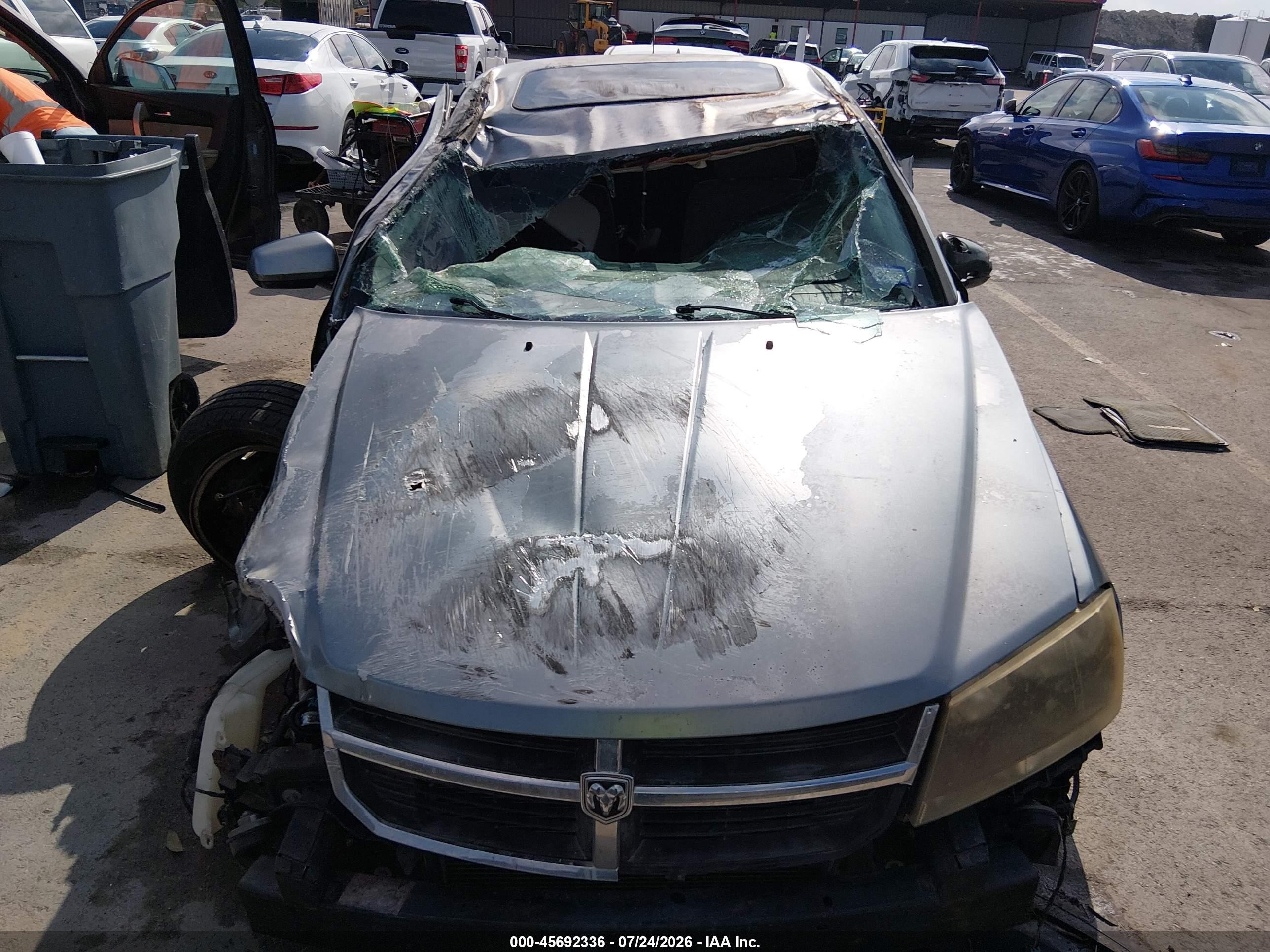 2008 Dodge Avenger R/t Gray vin: 1B3LC76M98N261831