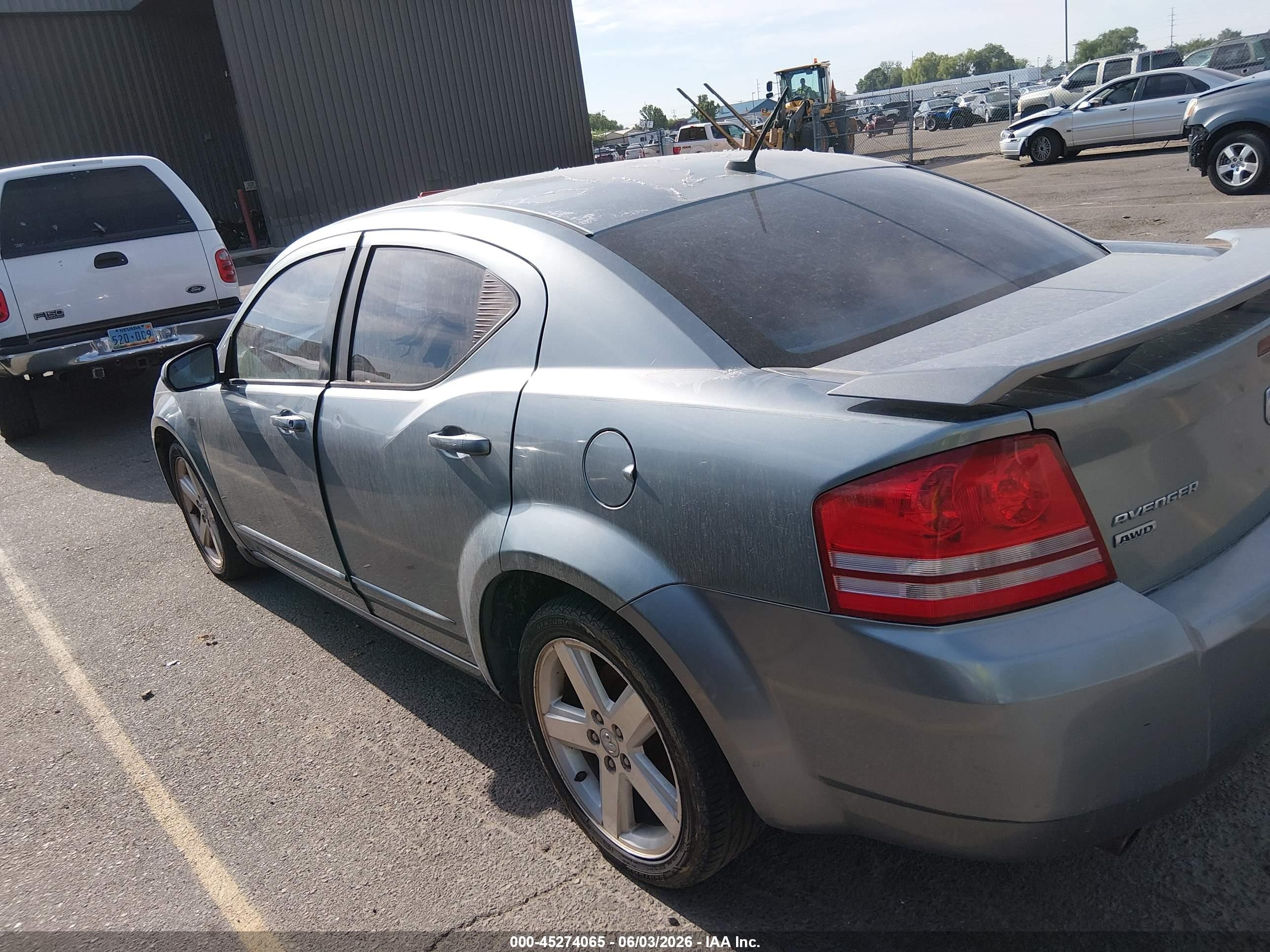 2008 Dodge Avenger R/t Silver vin: 1B3LD76M78N629579