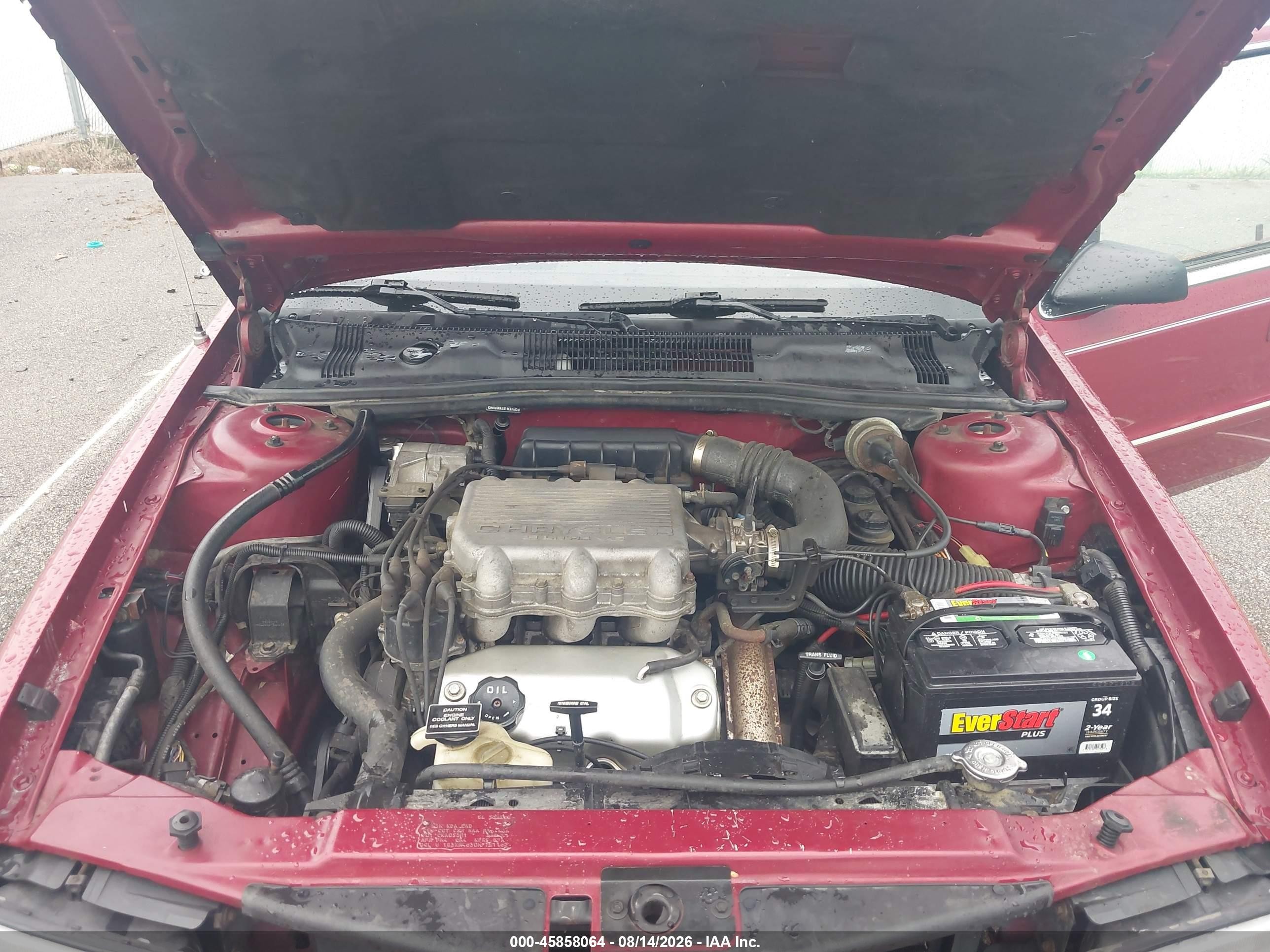 1991 Dodge Spirit   Red vin: 1B3XA4630MF701162