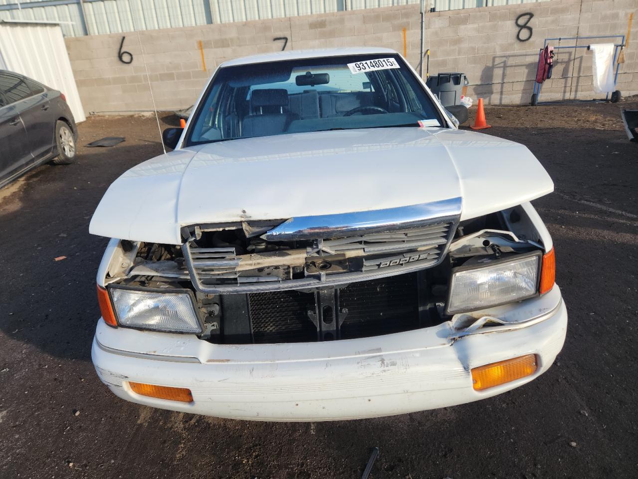 1991 Dodge Spirit White vin: 1B3XA4635MF524205