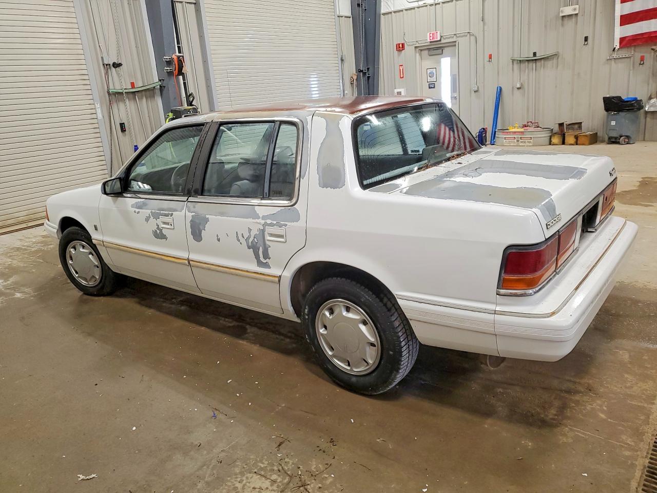 1991 Dodge Spirit White vin: 1B3XA4637MF678124
