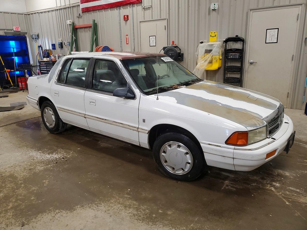 1991 Dodge Spirit White vin: 1B3XA4637MF678124
