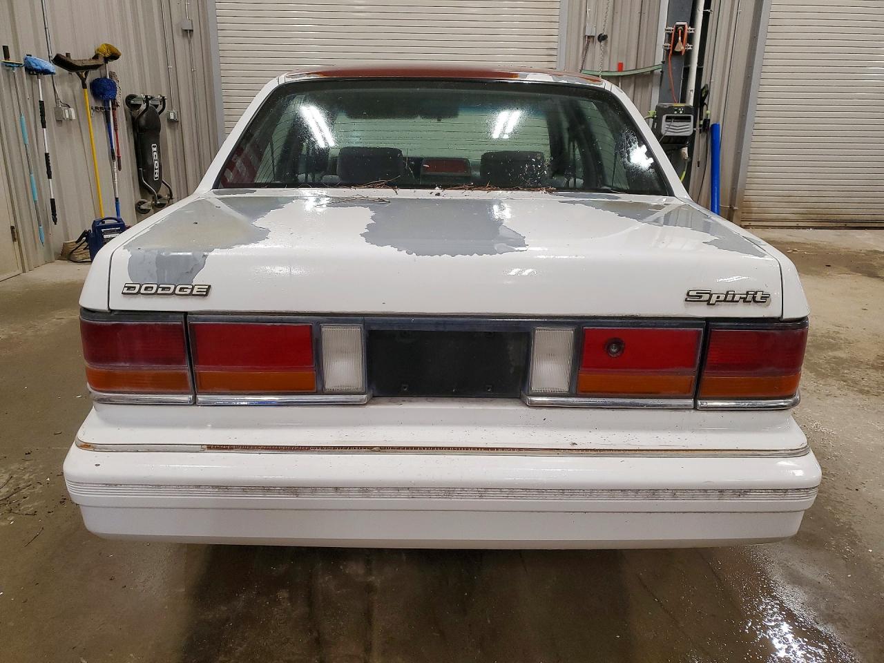 1991 Dodge Spirit White vin: 1B3XA4637MF678124