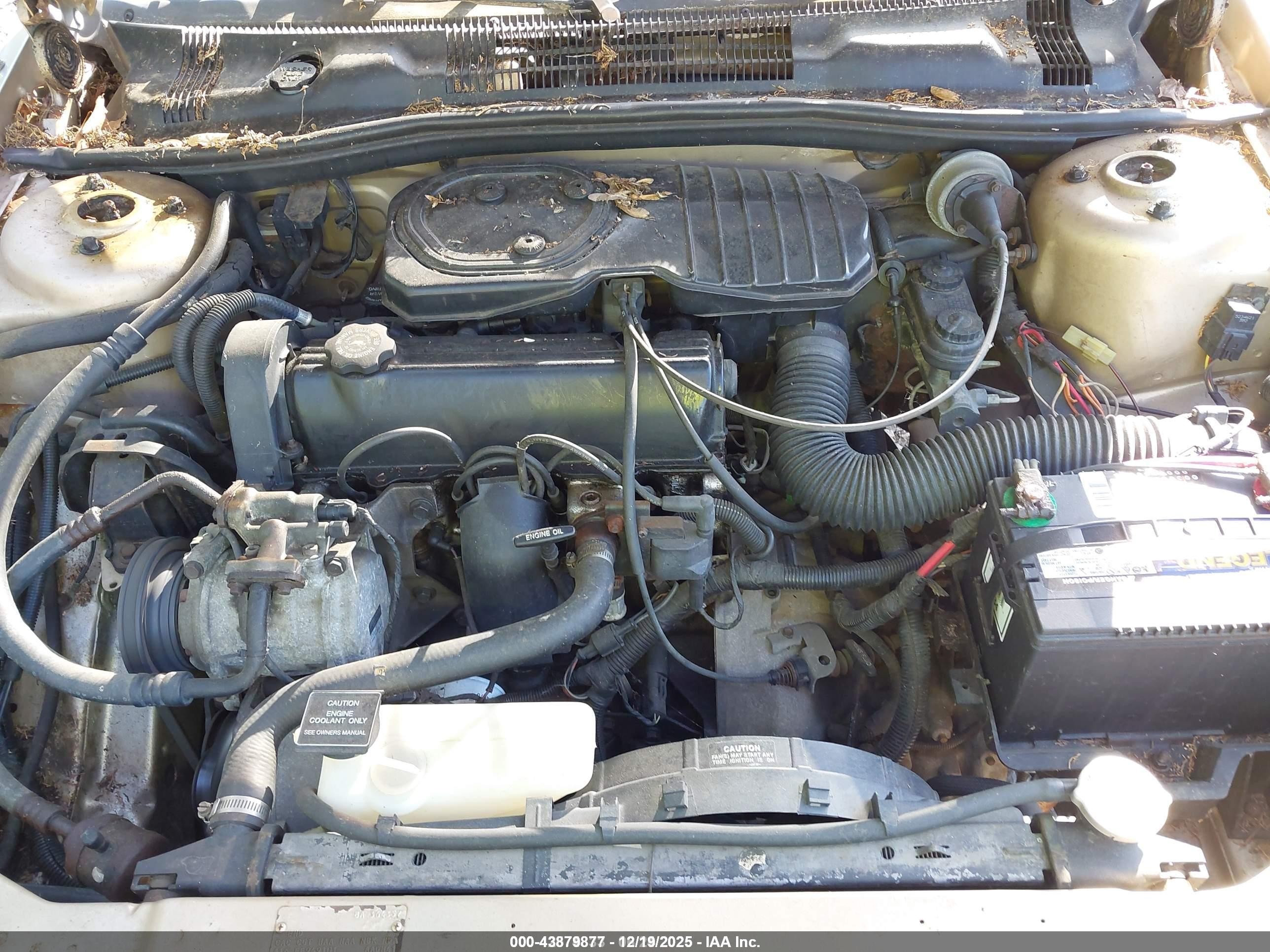 1991 Dodge Spirit   Gold vin: 1B3XA46K2MF565396
