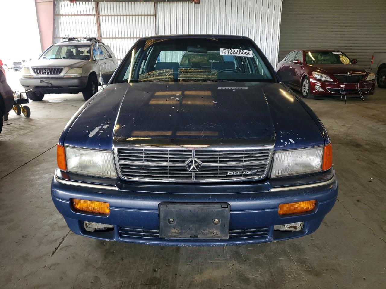 1991 Dodge Spirit Blue vin: 1B3XA5631MF535921