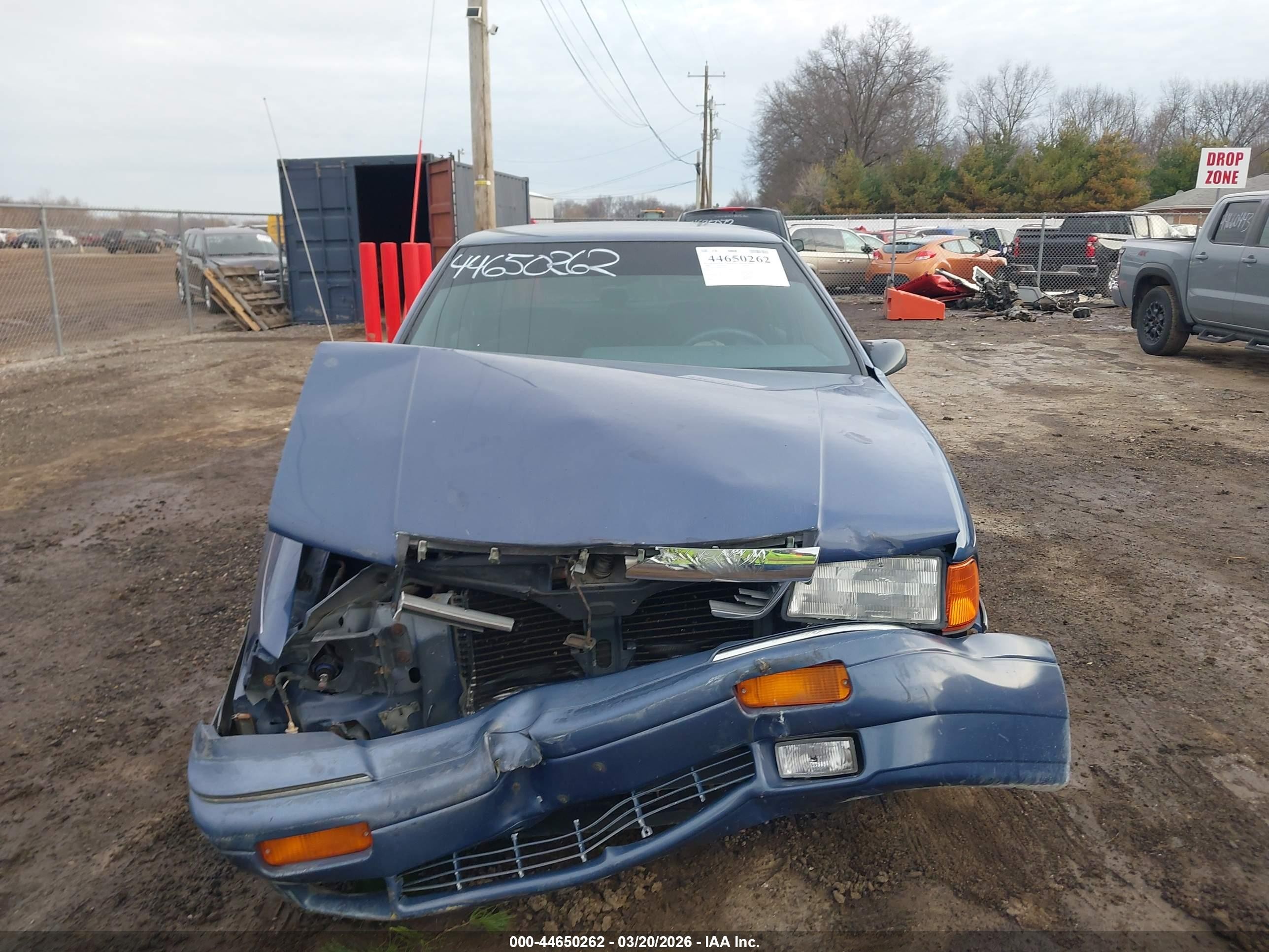 1992 Dodge Spirit Le Blue vin: 1B3XA5634NF258795