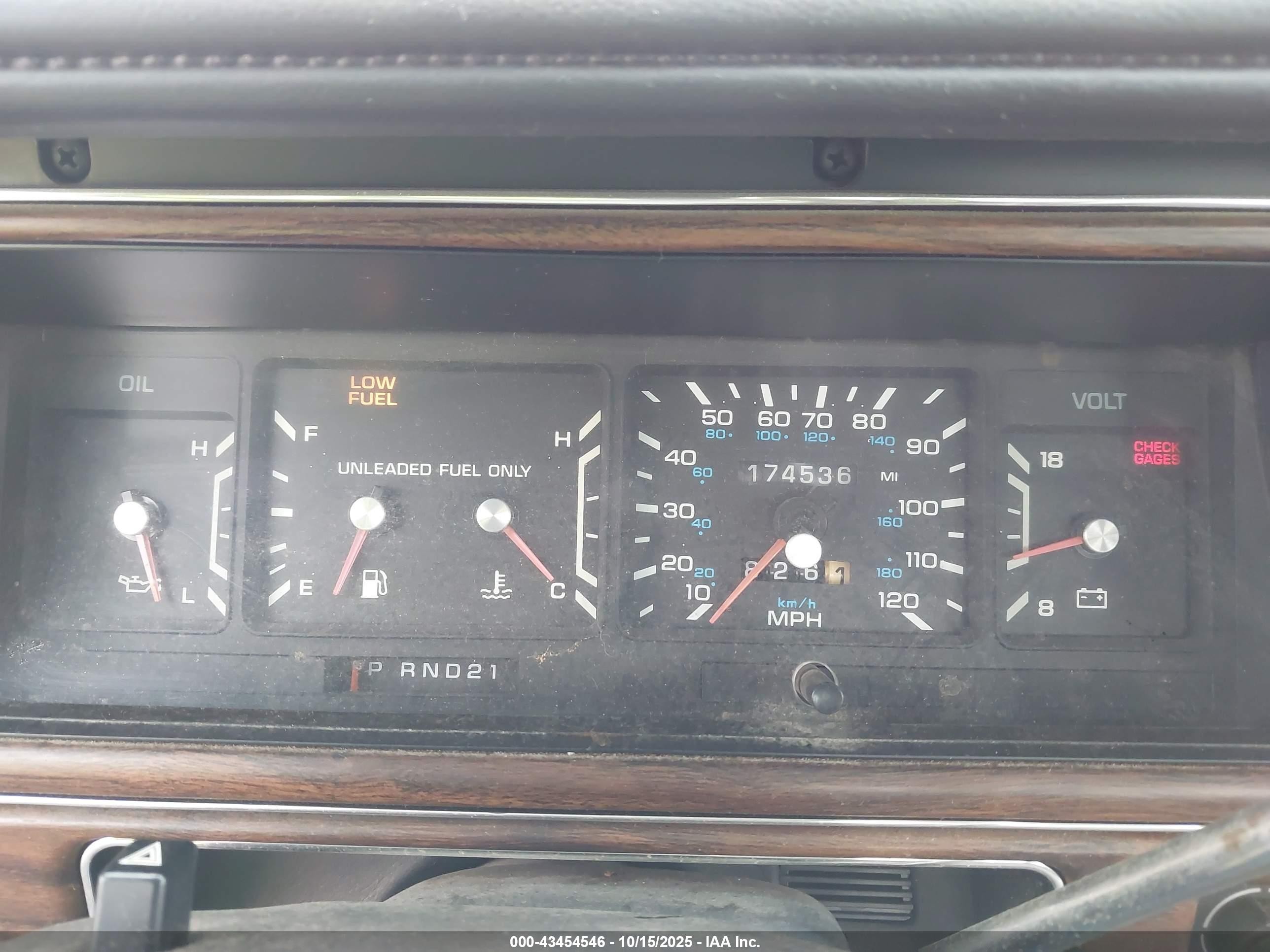 1993 Dodge Dynasty   Blue vin: 1B3XC46K7PD204191