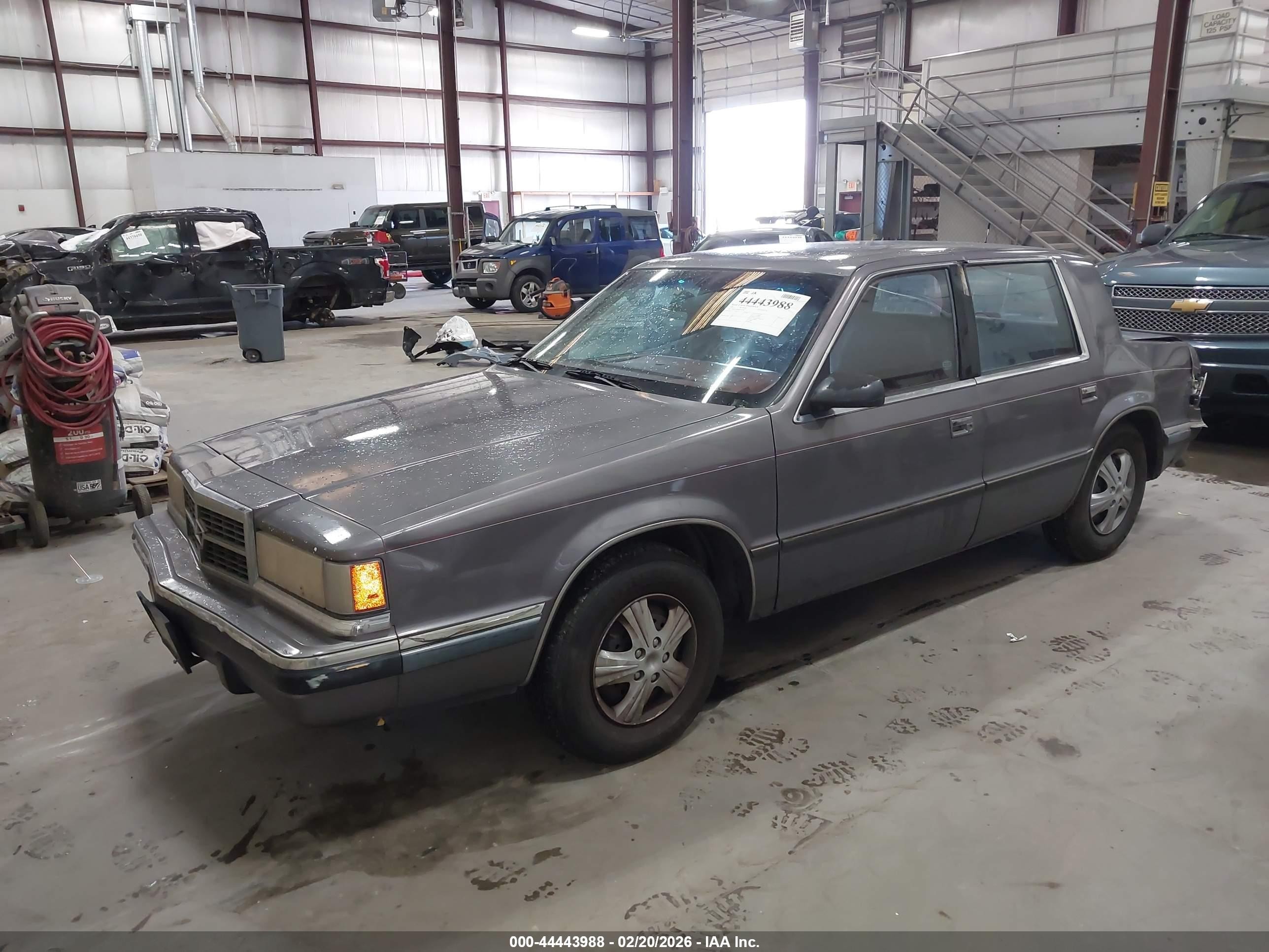 1993 Dodge Dynasty   Gray vin: 1B3XC46R4PD197875