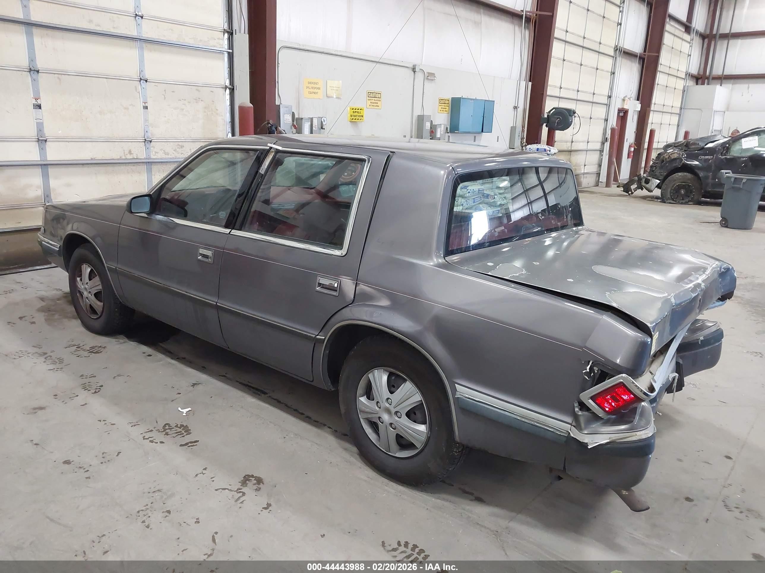 1993 Dodge Dynasty   Gray vin: 1B3XC46R4PD197875