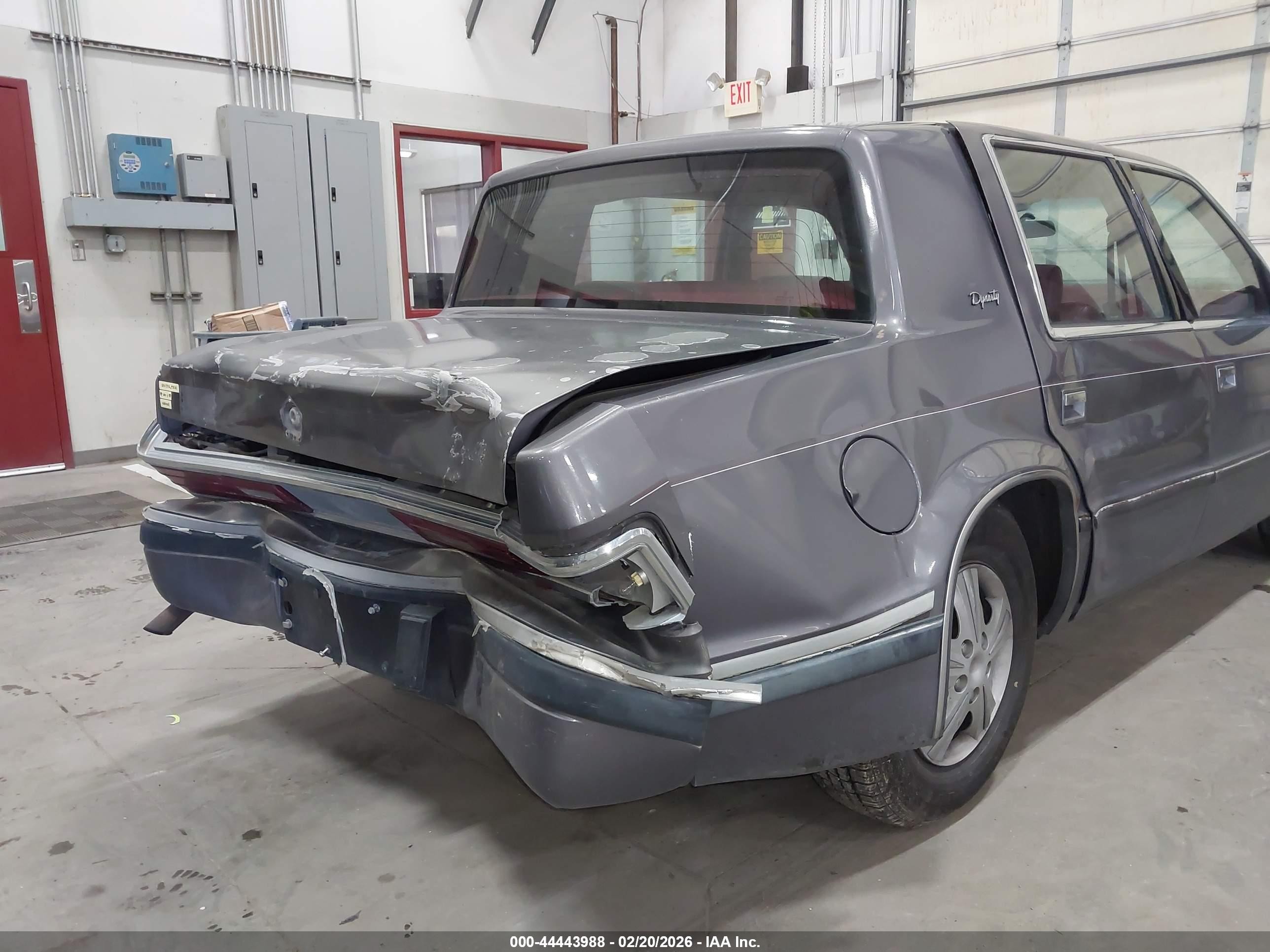 1993 Dodge Dynasty   Gray vin: 1B3XC46R4PD197875