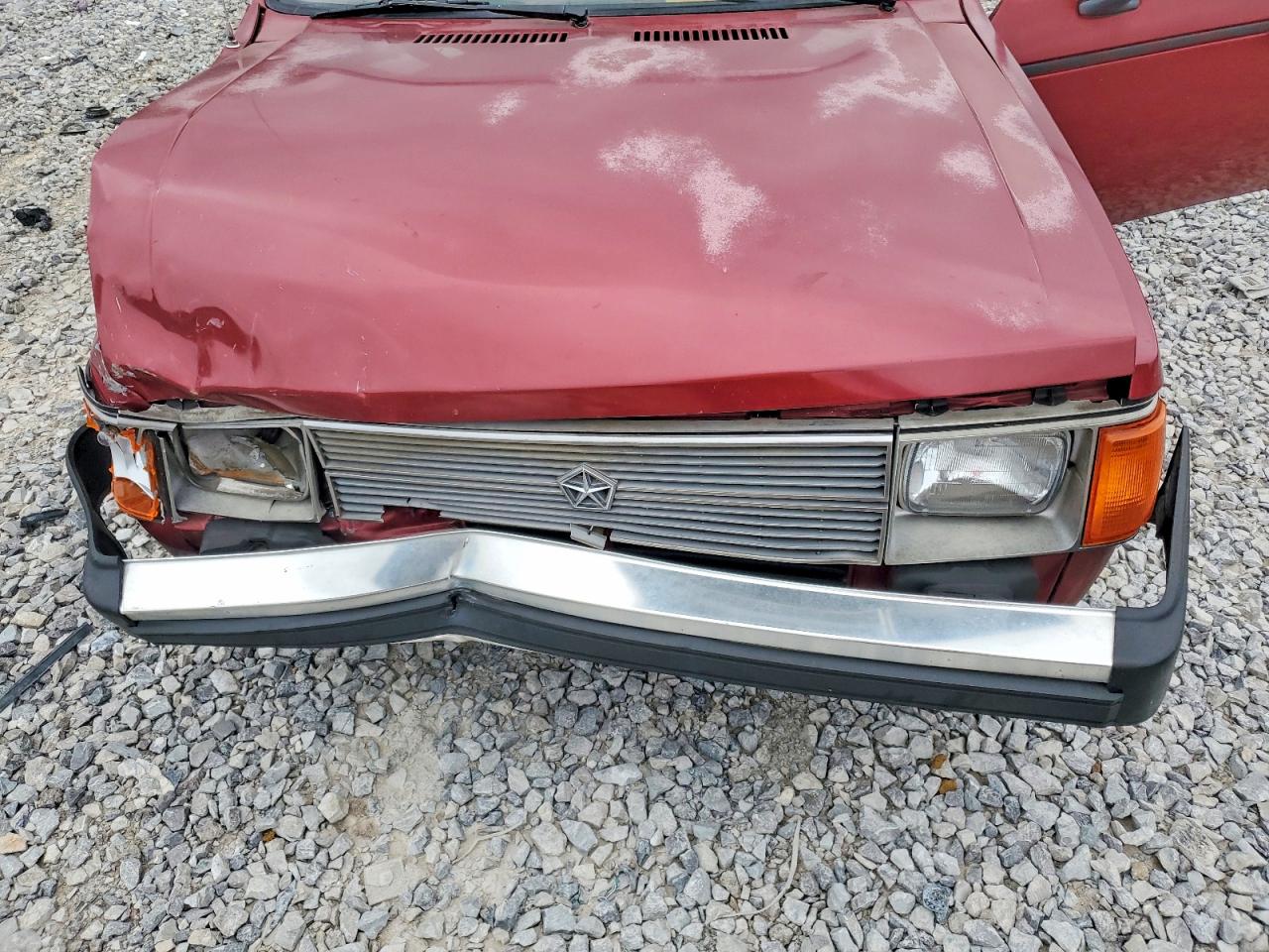 1990 Dodge Omni Expo Maroon vin: 1B3XL18D8LC730052