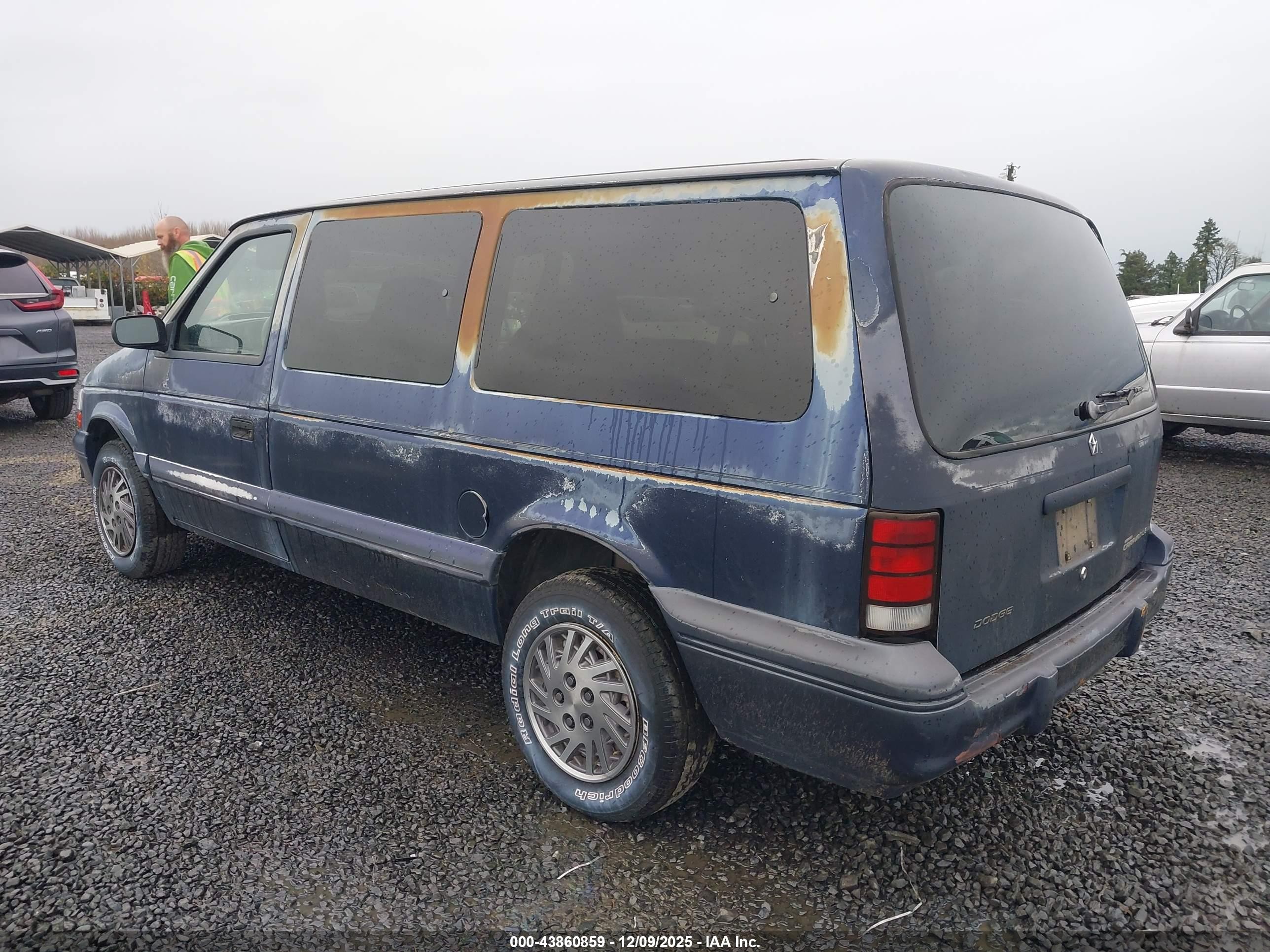 1995 Dodge Grand Caravan   Blue vin: 1B4GH2432SX504046