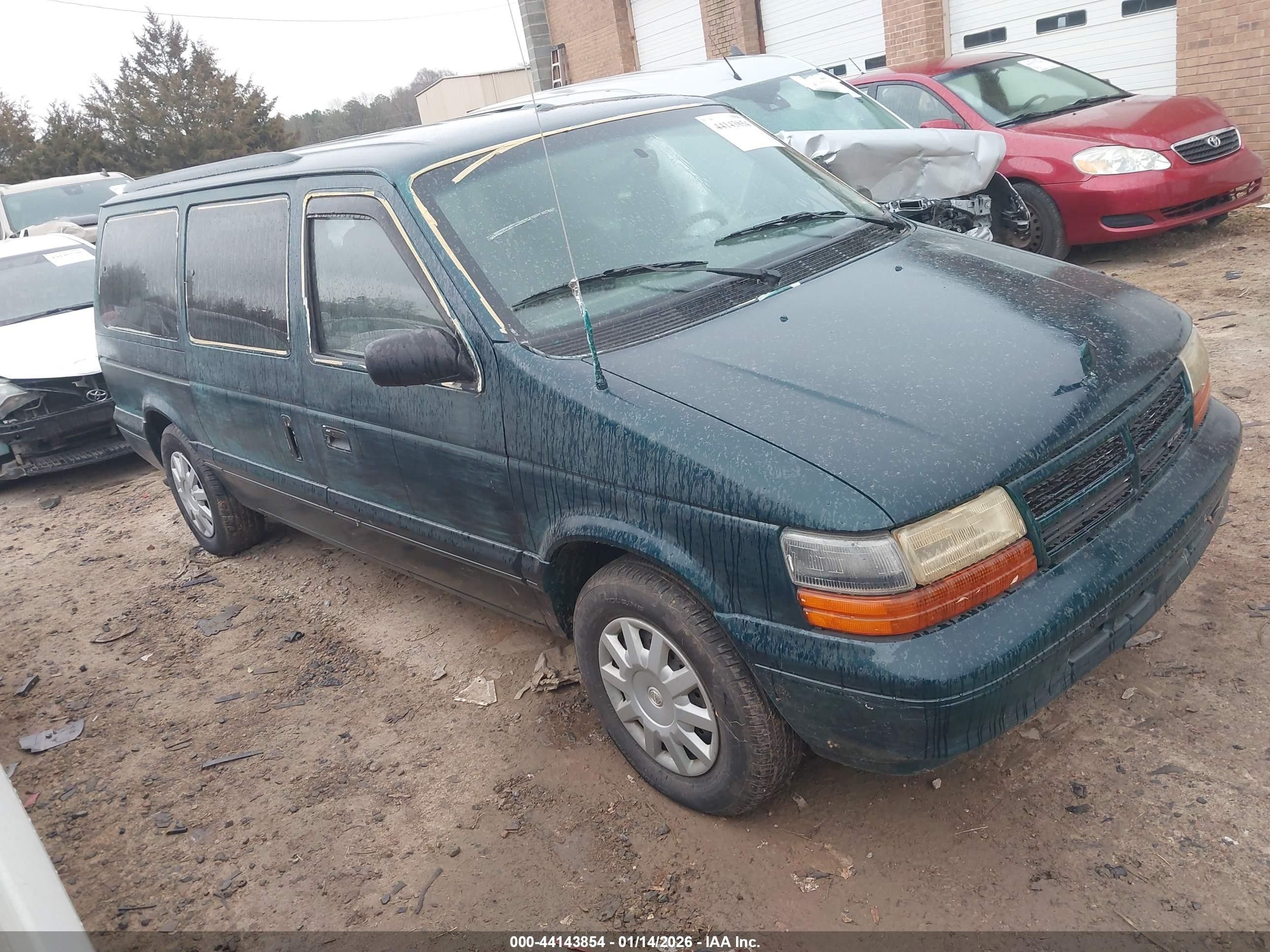 1995 Dodge Grand Caravan Se Green vin: 1B4GH44R1SX587940